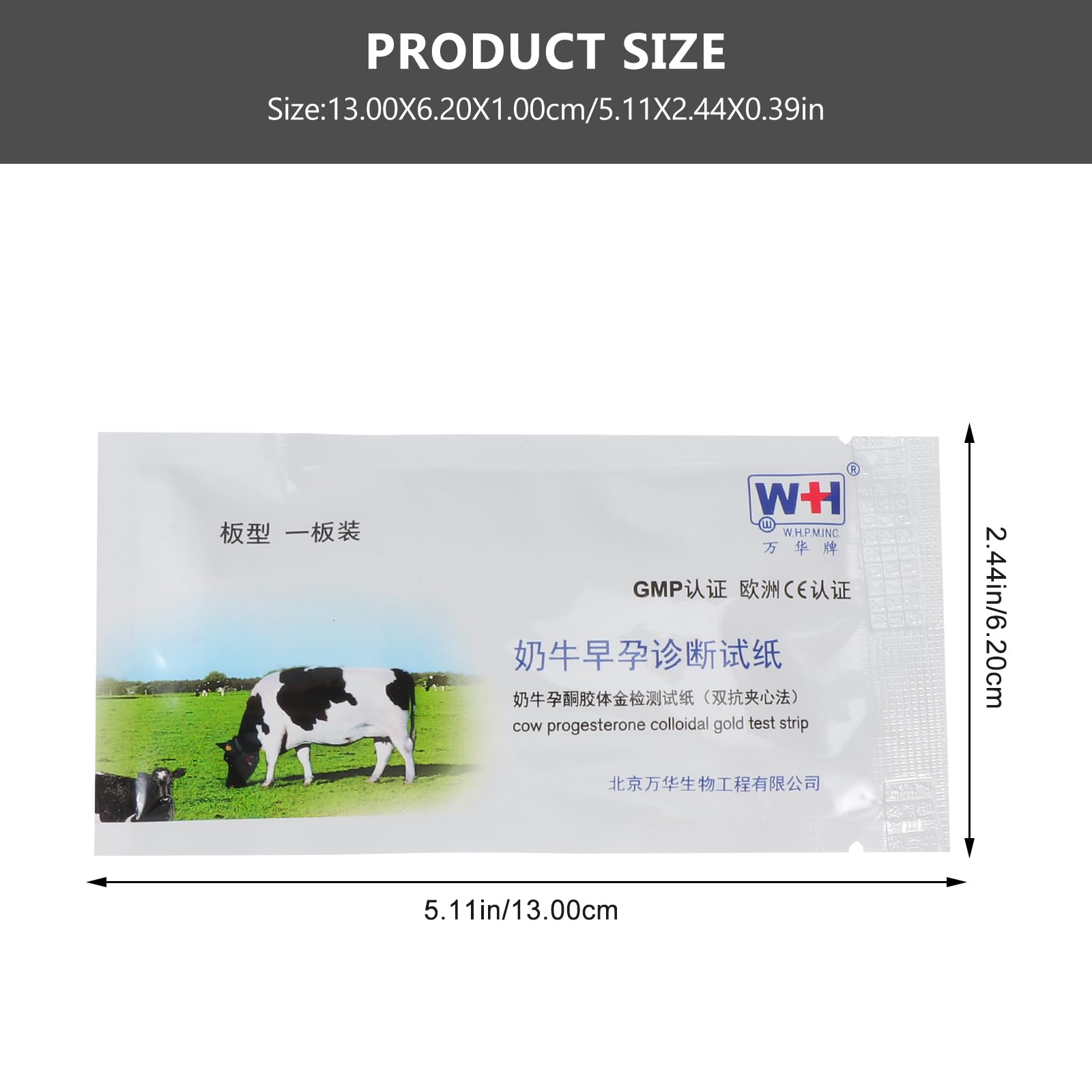 Balacoo 2-Pack Livestock Pregnancy Test Strips for Cows, Horses & Pigs - High Accuracy White Plastic Test Sticks - Easy-to-Use Farm Animal Breeding Detection (Perfect for Dairy Farms, Ranches & Veterinary Clinics)