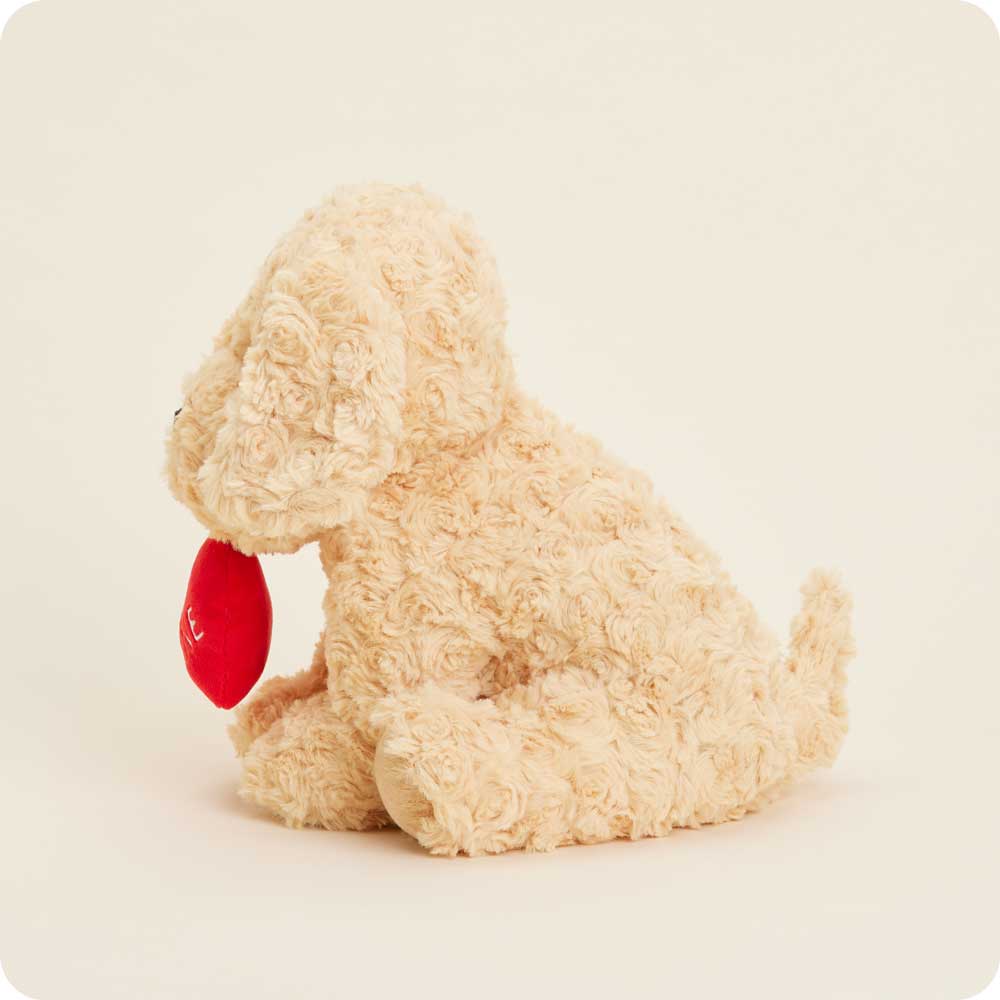 Be Mine Golden Dog Warmies - Cozy Plush Heating Pad for Stress Relief & Comfort - Perfect for Relaxation, Gifts, and Cold Weather