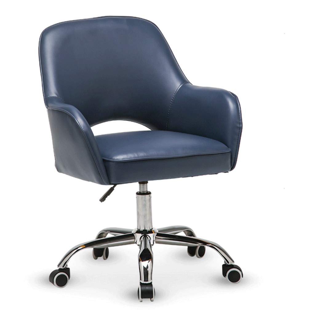 Ergonomic Office Chair - Adjustable Computer Desk Chair with Lumbar Support for Home, Gaming & Conference Use - Comfortable Mesh Back & Padded Seat (Blue) - Perfect for Work, Study & Relaxing