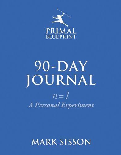 Primal Blueprint 90-Day Health Journal by Mark Sisson - Fitness & Nutrition Tracking Diary for Paleo Diet, Keto Lifestyle & Wellness Goals - Perfect for Weight Loss, Meal Planning & Personal Growth