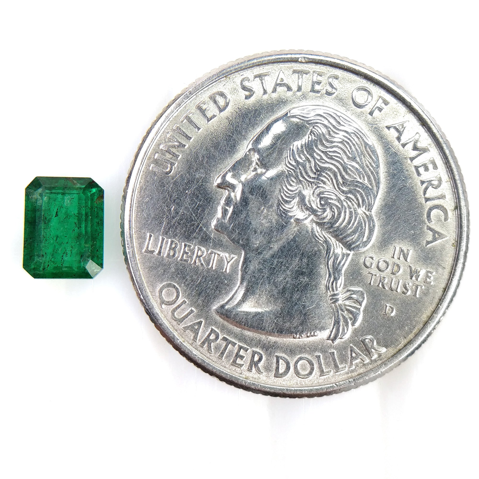 Natural 1.00ct Untreated Green Emerald Gemstone - Octagon Cut 7x5mm (Video Included) | Perfect for Engagement Rings, Fine Jewelry & Collector's Pieces