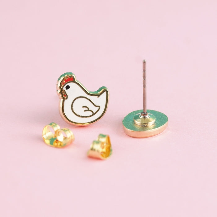 Chicken or Egg Dangle Earrings - Fun & Unique Jewelry for Women - Perfect for Parties, Gifts & Everyday Wear