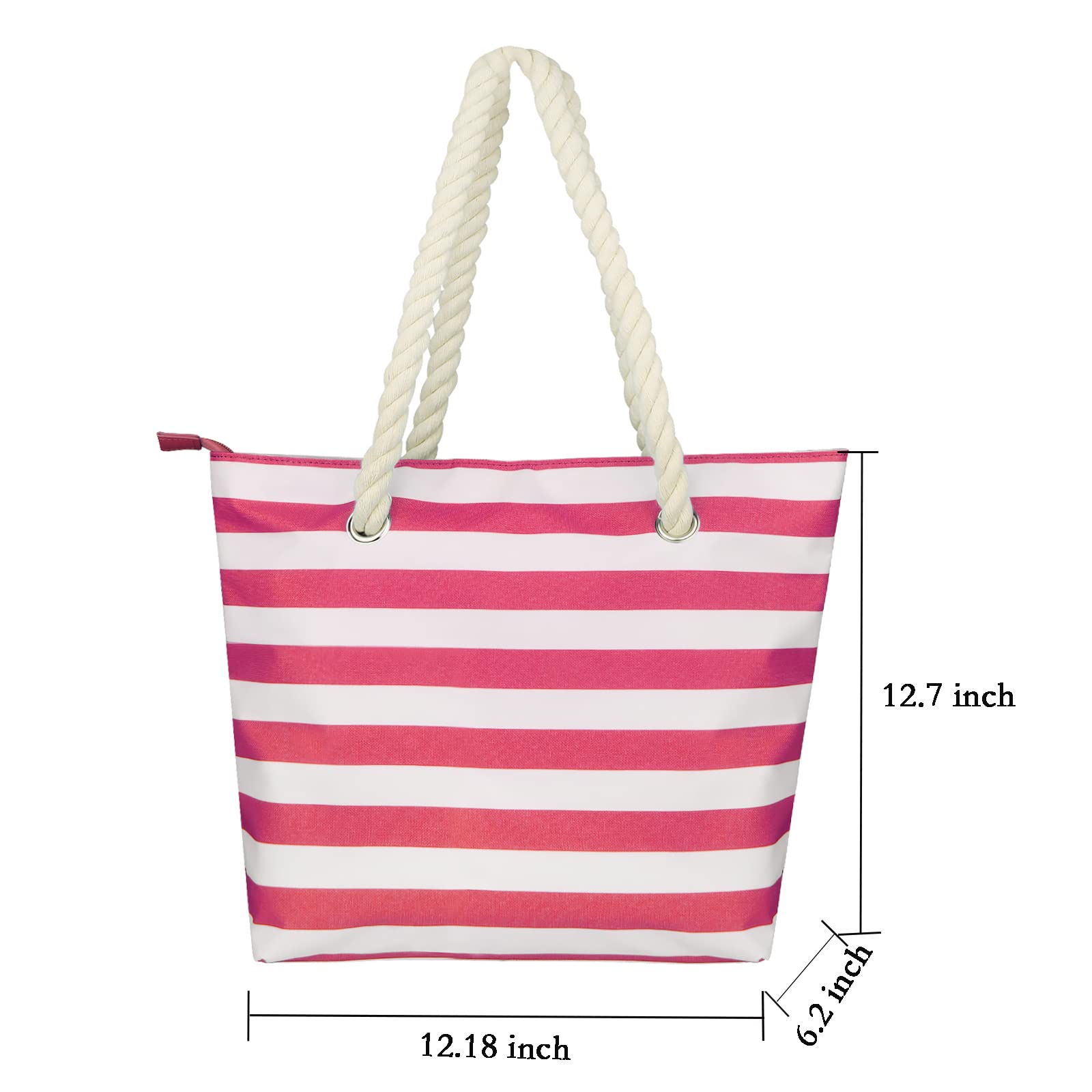 **Leakproof Insulated Wine Purse for Women - Large Wine Tote Bag with 3x Wine Bladder, Hidden Compartments & Spout - Perfect for Picnics, Parties & Travel (Pink Stripes)**