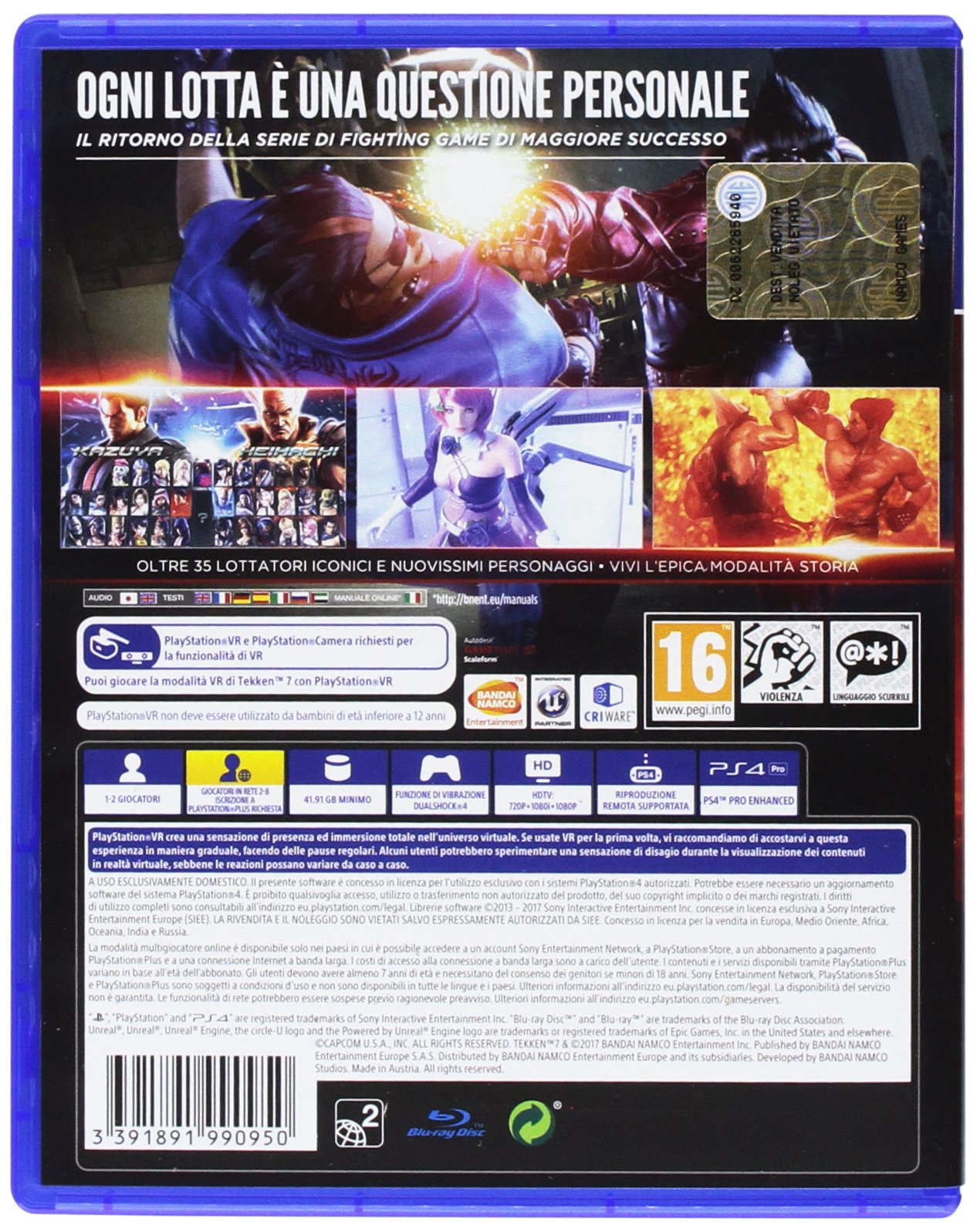 PS4 TEKKEN 7 Fighting Game - Official Bandai Namco Tekken 7 for PlayStation 4 | Intense Martial Arts Combat for Tournaments & Casual Gaming