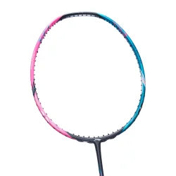 Li Ning Halbertec 8000 Badminton Racket - Prestrung Pink & Green Professional Racquet for Advanced Players | Perfect for Tournaments & Training | Made in China