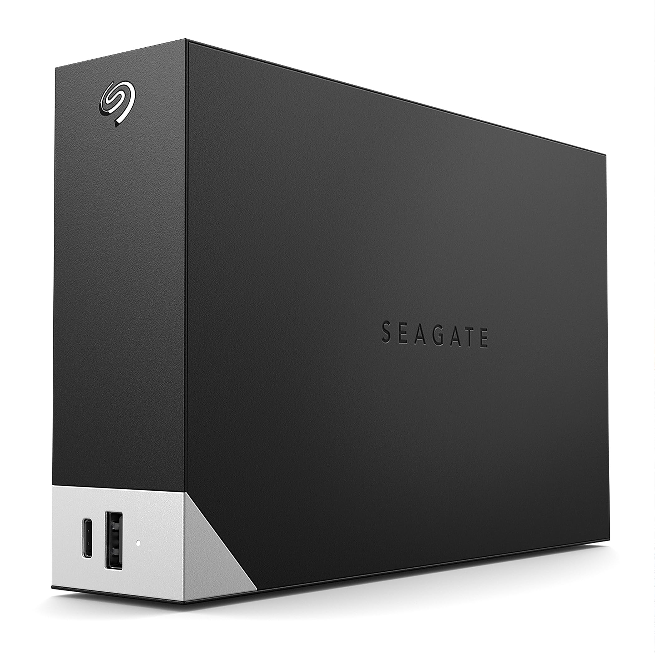**Seagate One Touch Hub 4TB External Hard Drive for PC, Mac, Laptop – USB-C & USB 3.0 Desktop HDD – Fast Data Storage for Workstation, Gaming, Backup, Media Files (STLC4000400)**
