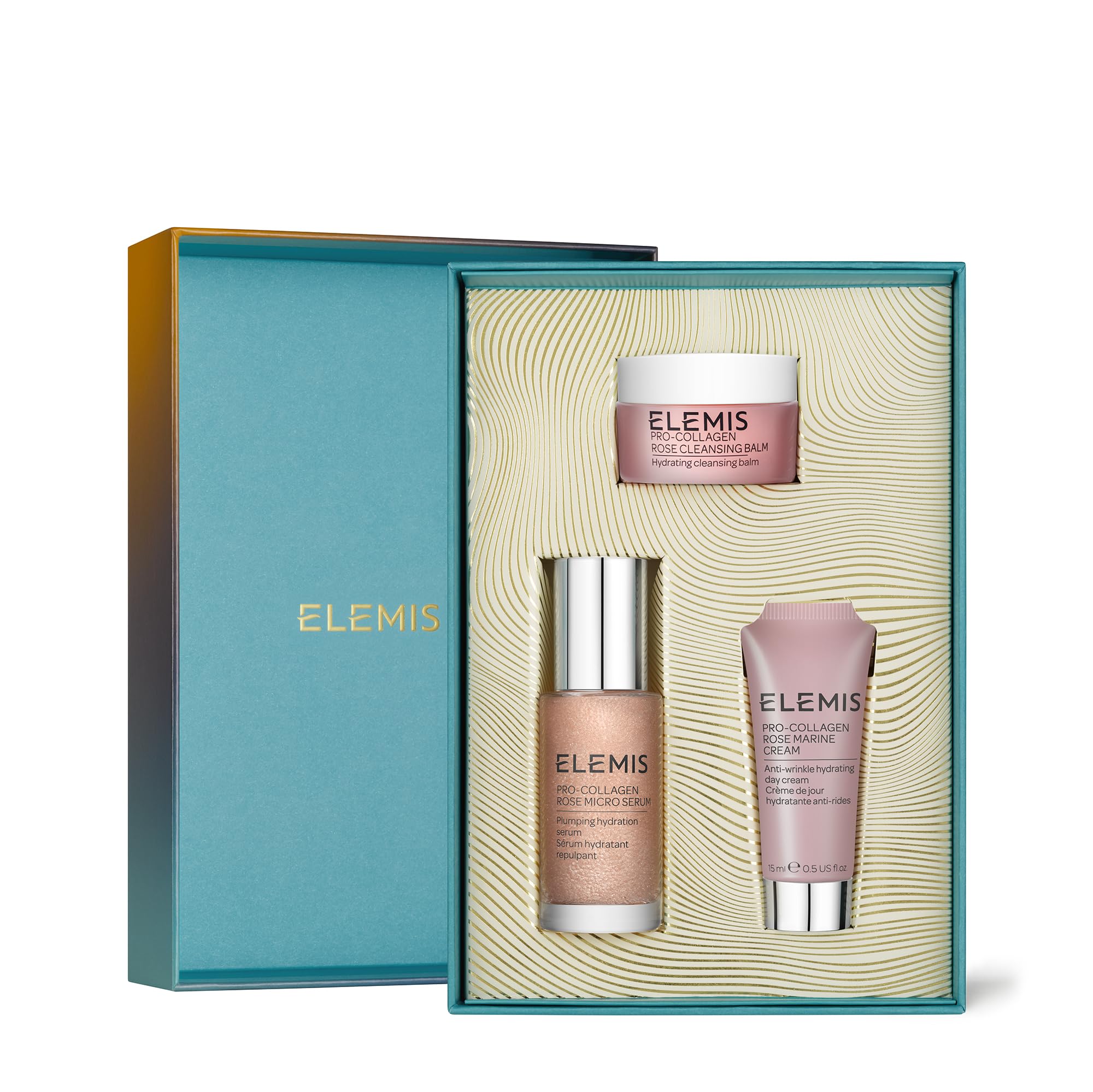 ELEMIS Pro-Collagen Rose Facial Cleanser - Plumping & Hydrating Skincare Set for Women | Anti-Aging Gift Set | Perfect for Holiday, Birthday & Self-Care Rituals