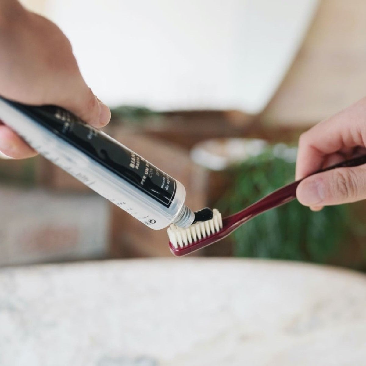 Vintage Red Toothbrush - Classic Soft Bristles for Gentle Cleaning - Perfect for Travel, Home & Gifts