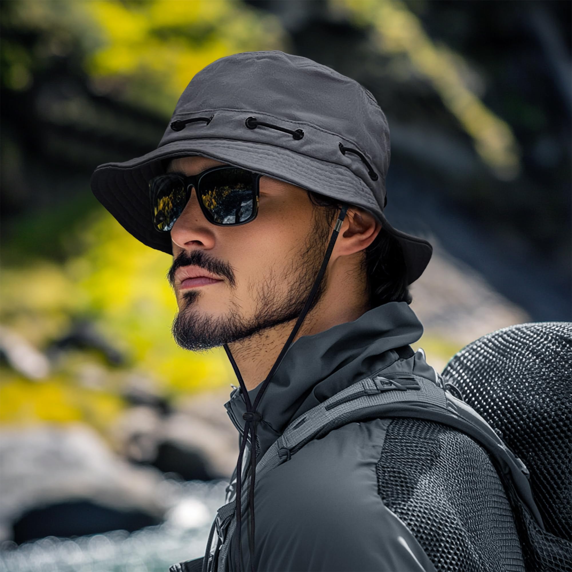 Clakllie UPF 50+ Sun Hats for Women & Men - UV Protection Boonie Hat for Summer, Safari, Fishing, Beach & Camping - Perfect for Outdoor Adventures and Sun Protection
