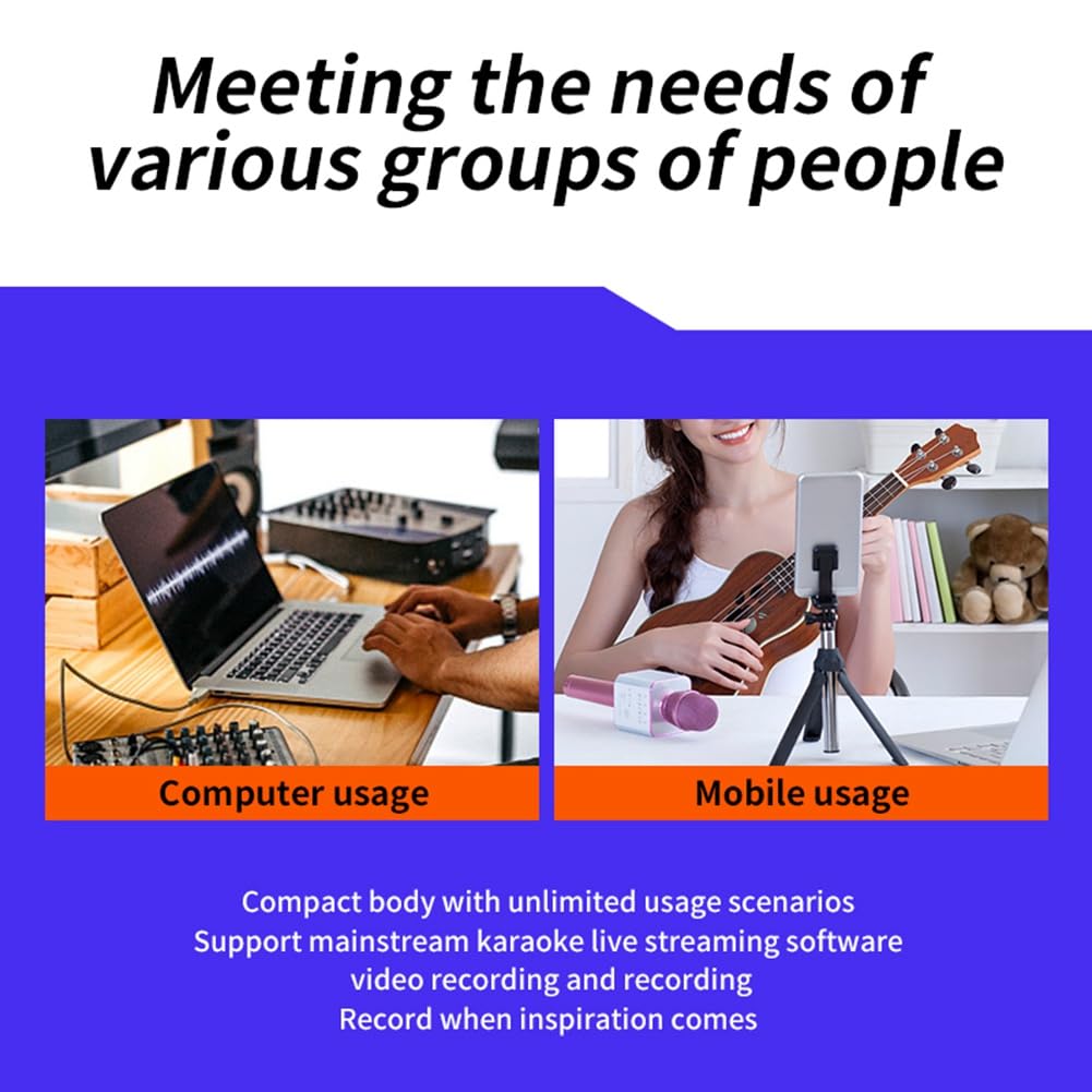 Professional Audio Interface Sound Card with Phantom Power for Electric Guitar - Studio Mixing Console, Live Recording, Durable & Easy to Install - Perfect for Home Studios, Podcasting, and Music Production