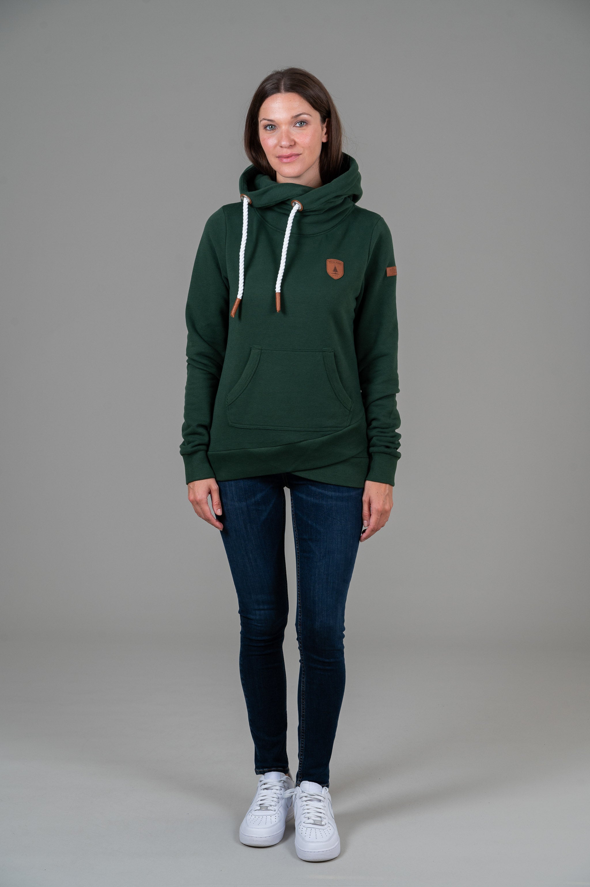 Artia Hoodie for Men & Women - Soft Fleece Pullover with Deep Forest Green Color - Cozy Casual Wear for Outdoor Activities, Travel & Lounge