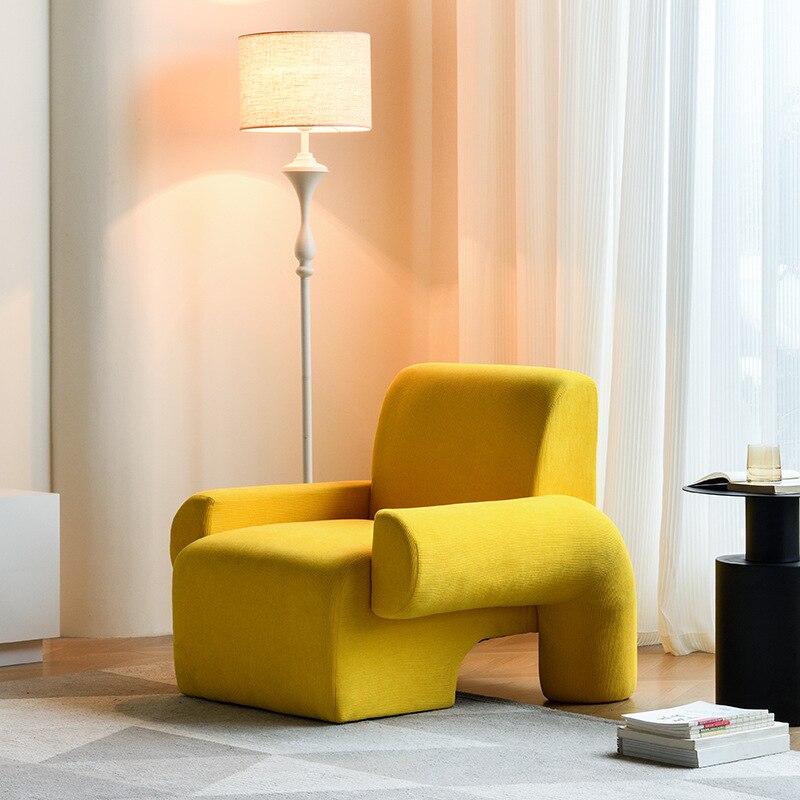 Cozy Armchair for Living Room - Soft Comfortable Lounge Chair for Relaxing, Reading & Napping - Perfect Accent Chair for Home Office or Bedroom