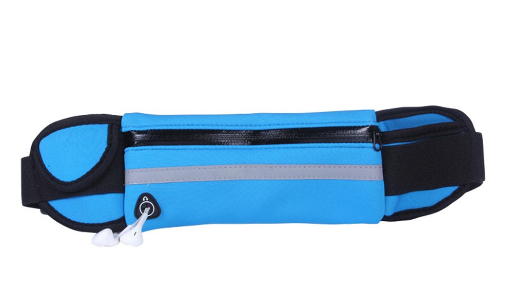 Waterproof Running Belt Waist Pack - Sweatproof & Lightweight Fanny Pack for Jogging, Hiking, Fitness & Travel - Secure Storage for Phone, Keys & Essentials (Black) - Perfect for Outdoor Activities & Gym Workouts