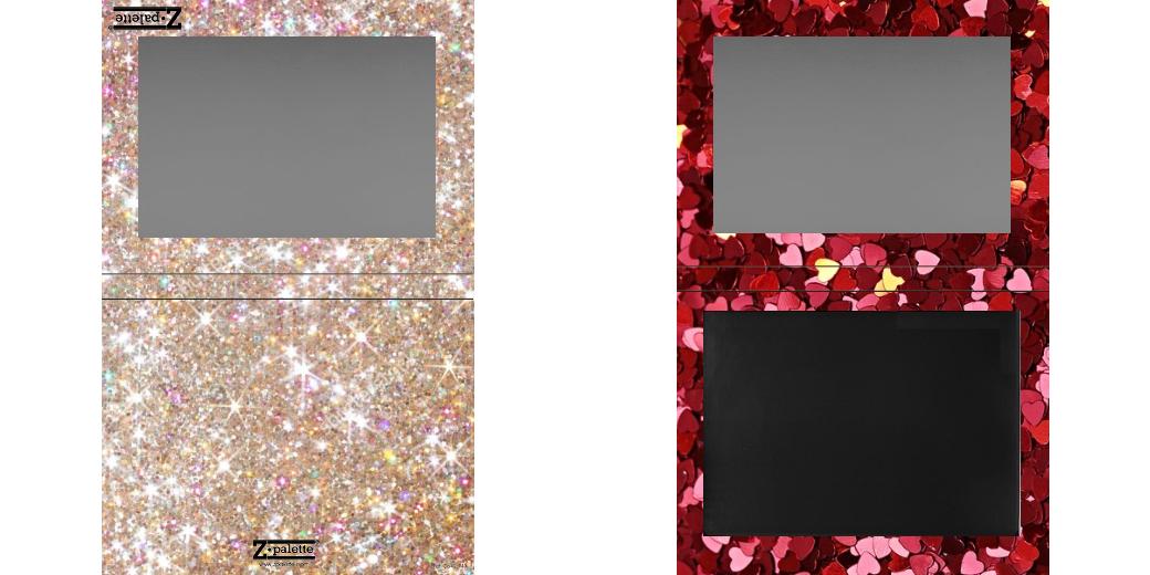 Custom Extra Large Z Palette - Magnetic Makeup Palette for Eyeshadows & Blush - Perfect for Professional Makeup Artists & Travel