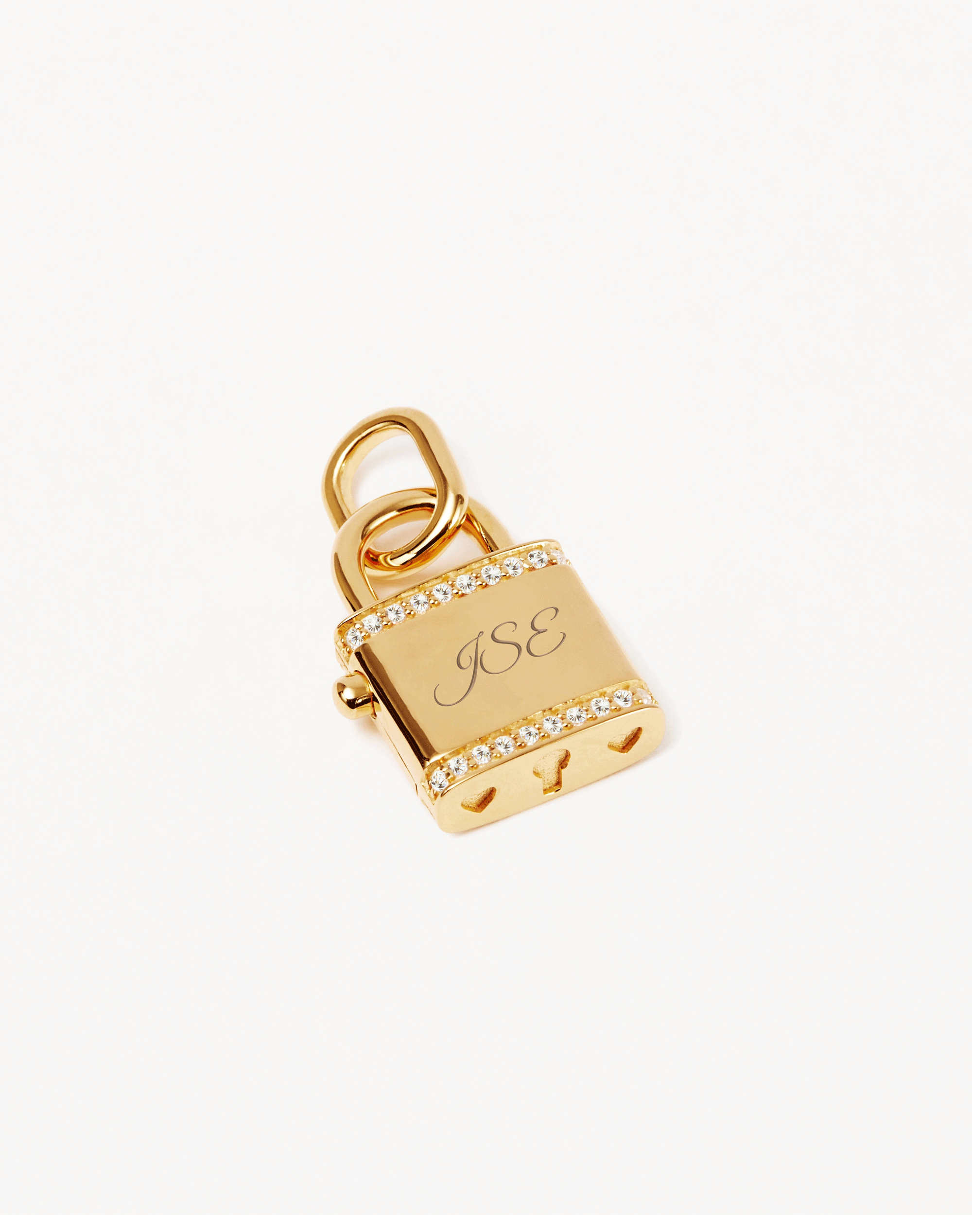 18k Gold Vermeil Bloom With You Lotus Padlock Pendant Necklace for Women - Elegant Floral Jewelry Gift for Birthday, Anniversary & Valentine's Day - Perfect for Everyday Wear & Special Occasions