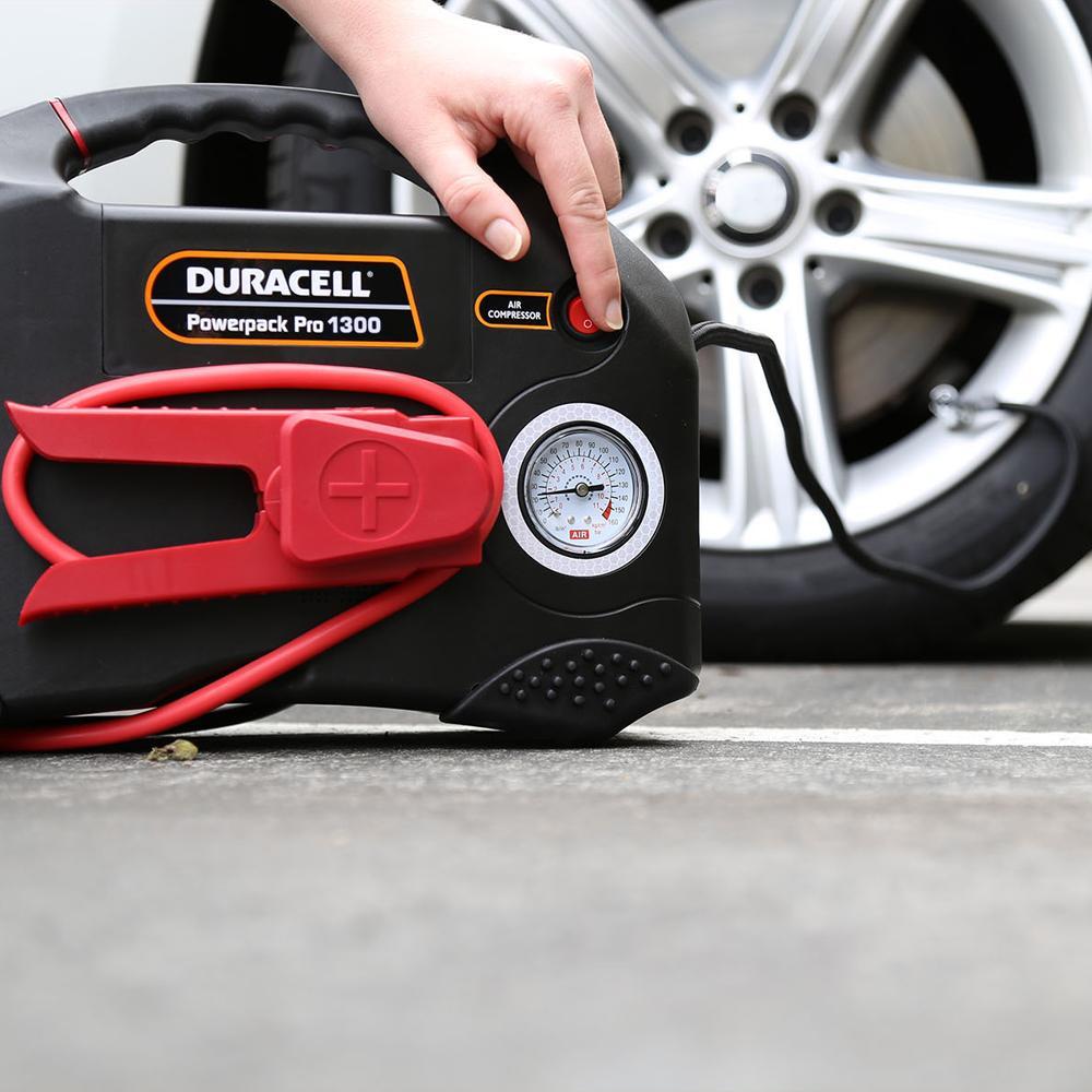 Duracell Powerpack Pro 1300 Portable Power Station - 2 AC Outlets & Dual 2.4A USB Ports for Camping, Emergencies & Outdoor Adventures