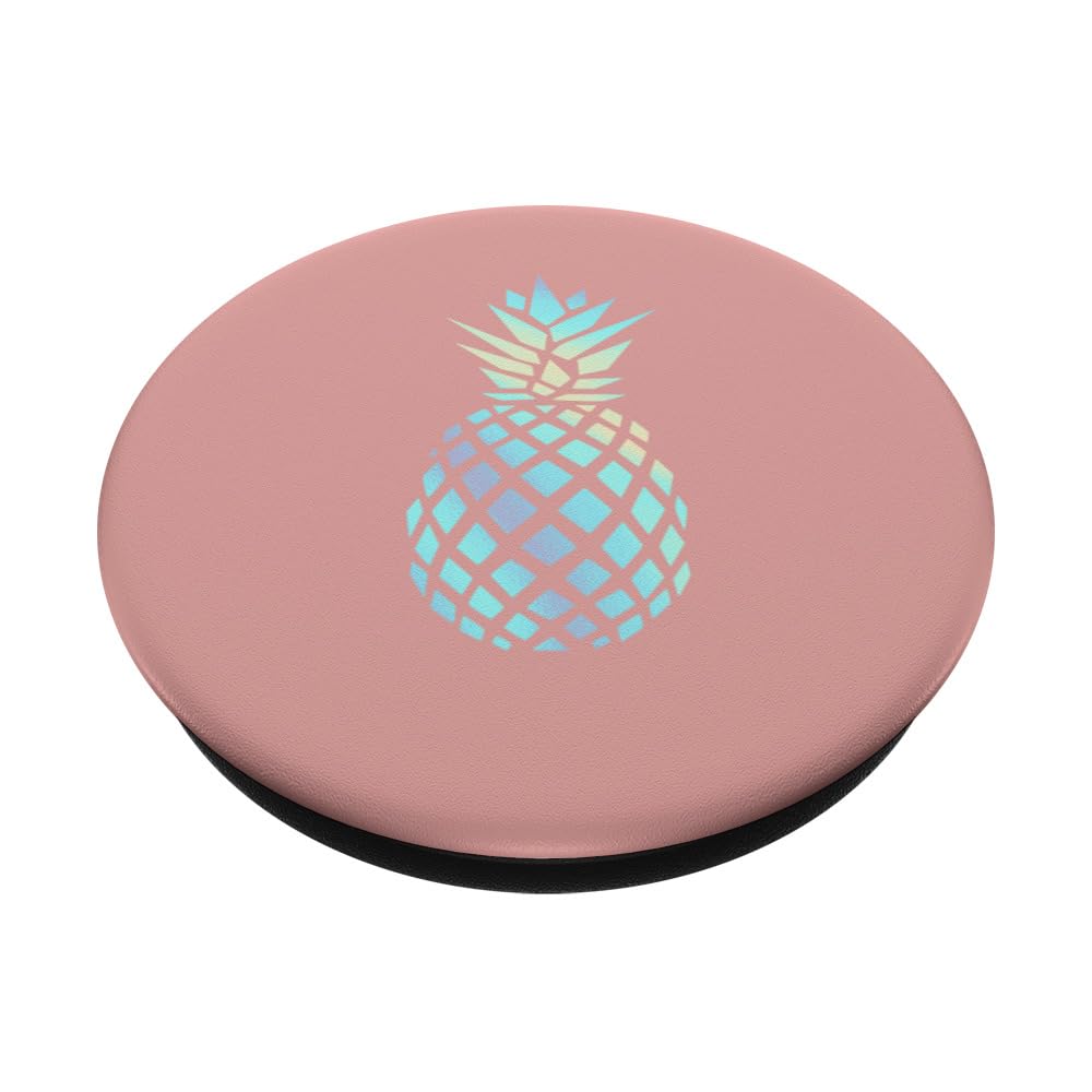 Rainbow Pineapple Rose PopSockets Standard PopGrip - Phone Grip & Stand for iPhone, Samsung & Smartphones - Perfect for Selfies, Watching Videos & Secure Phone Handling