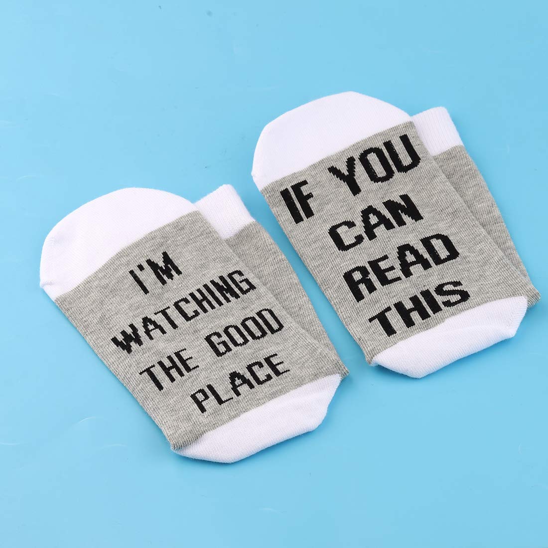 LEVLO TV Show Inspired Cotton Socks - Funny 