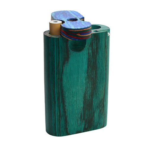 Mini Wooden Dugout Pipe - Portable & Compact Smoking Pipe for Tobacco & Herbs - Perfect for Travel, Hiking & Outdoor Adventures