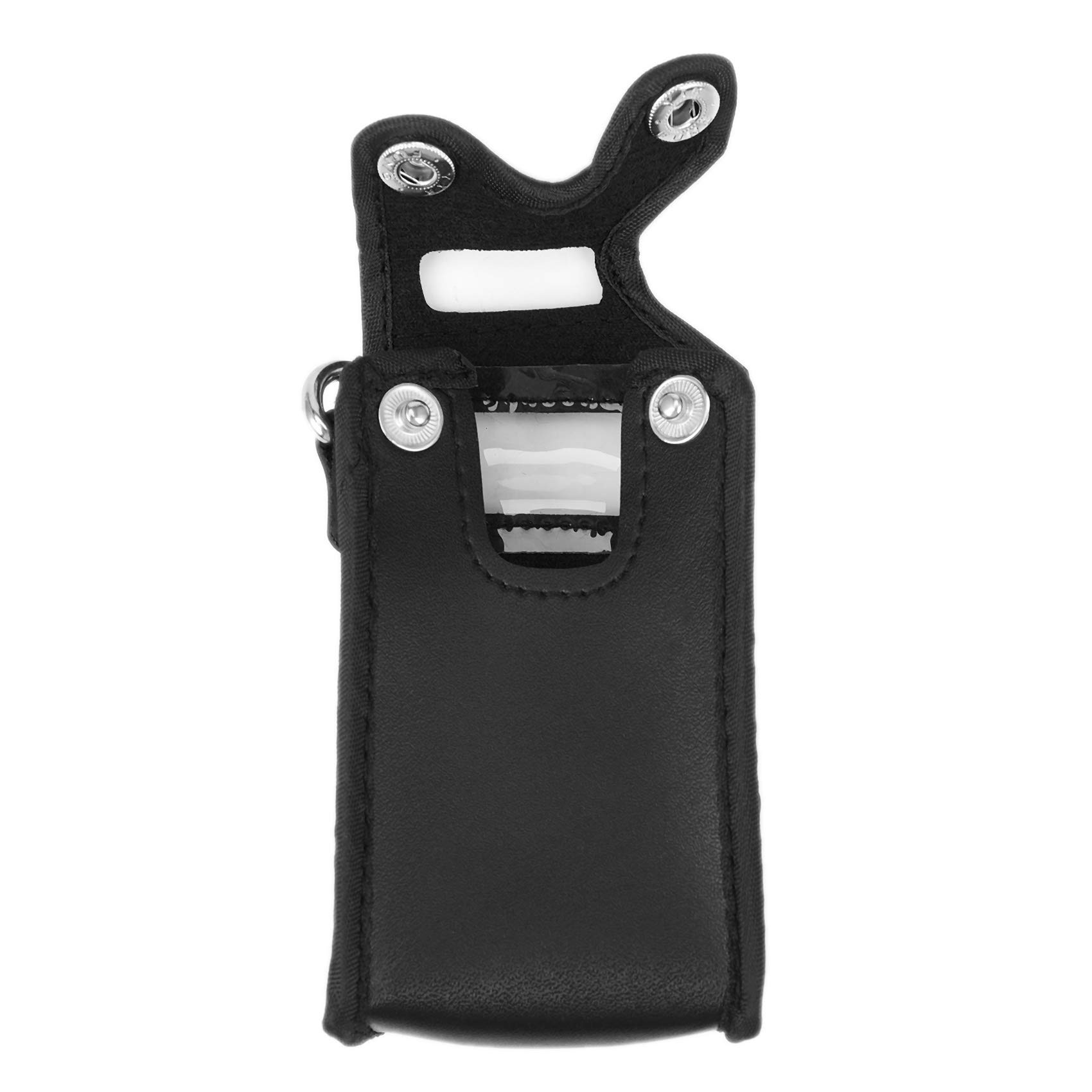 LIZZOT Leather Walkie Talkie Case for 5R Series Portable Radios - Compatible with 5R, 5RA Plus, 5RE Plus, 5RB, RONSON & 8R Models - Durable Protective Cover for Outdoor Adventures, Hiking & Emergency Communication