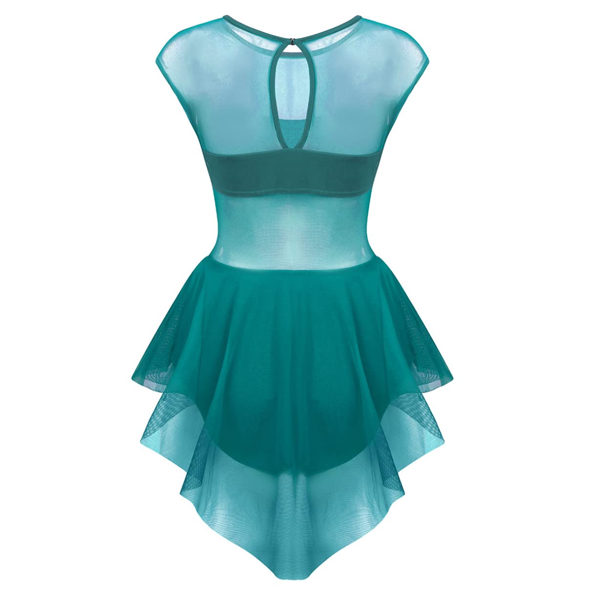 Elegant Mesh Ballet Leotard for Women & Girls - Lyrical Dance Costume, Contemporary & Latin Dance Outfit - Perfect for Performances, Recitals & Dance Classes