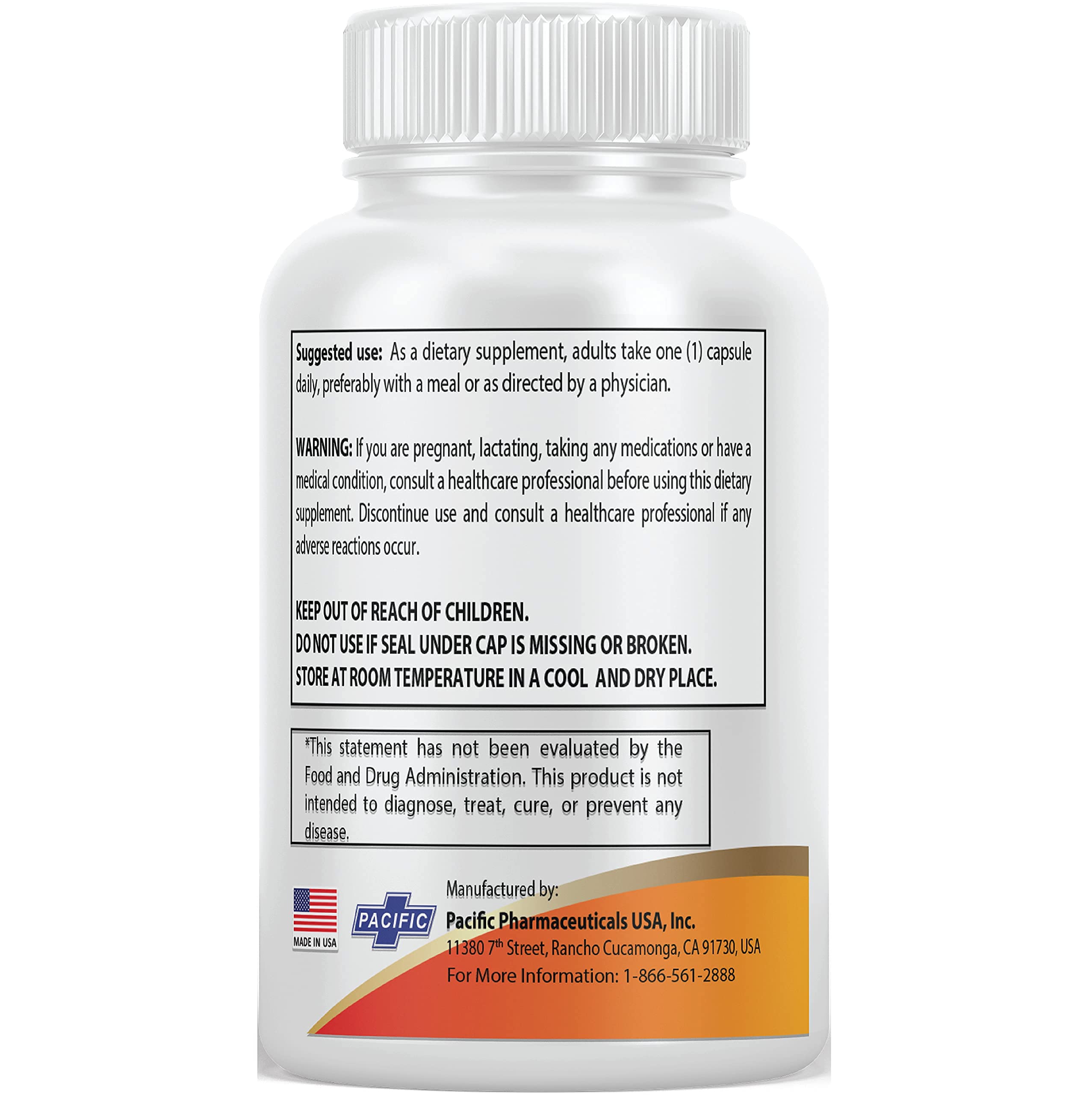 Premium Zinc & Copper Supplement (100 Capsules) - 50mg Zinc Gluconate & 2mg Copper Sulfate for Immune System Support - Gluten Free, Non-GMO - Supports Energy, Metabolism & Overall Wellness