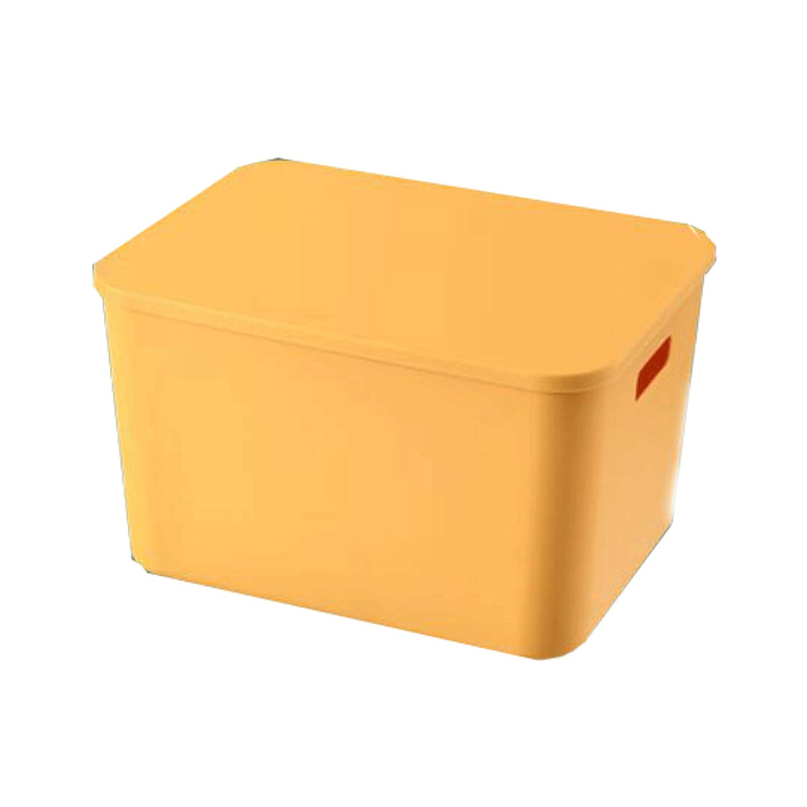 WOCOYO Plastic Storage Box with Lid - Organize Bathroom, Kitchen, Office & Beauty Supplies | Perfect for Cosmetics, Snacks, Sundries & Household Items | Durable Desktop & Countertop Storage Solution