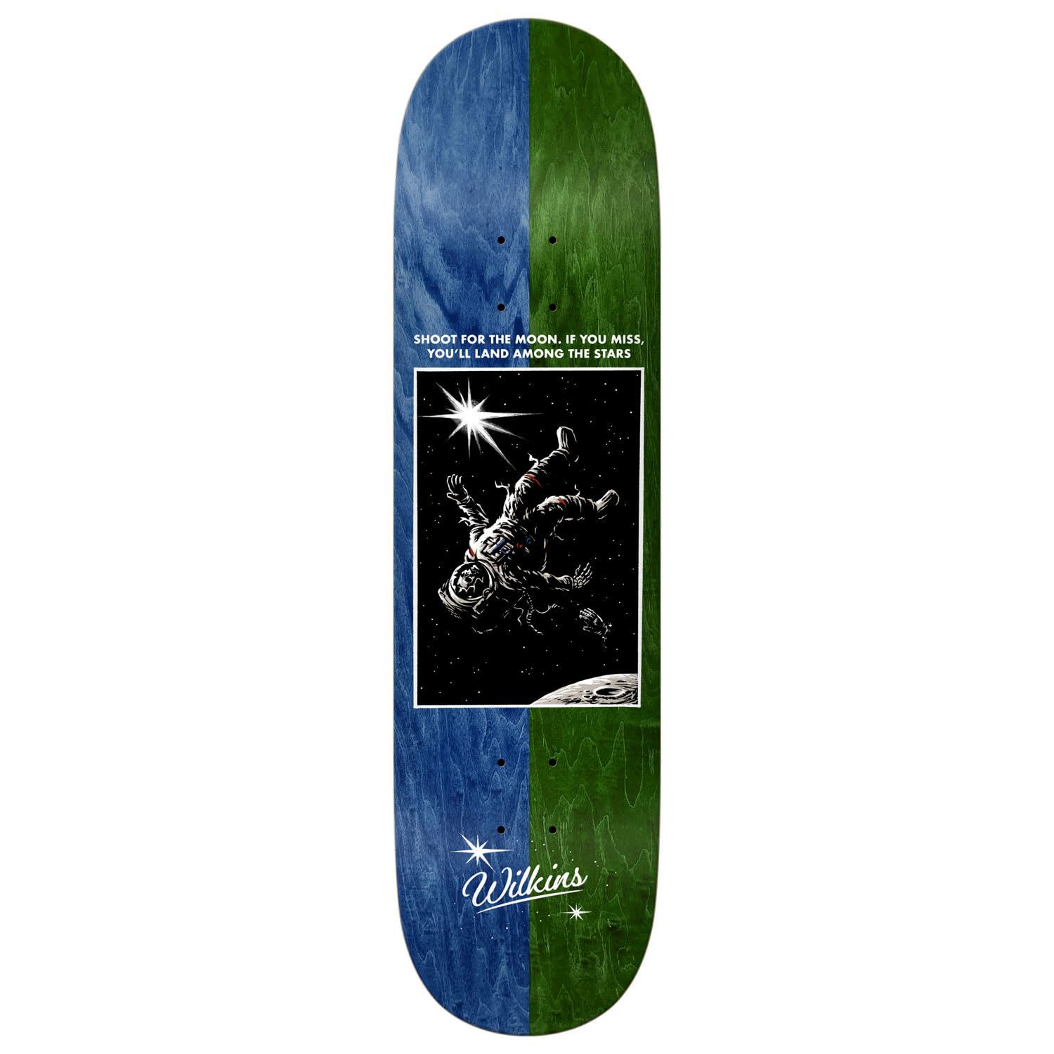 Wilkins Bright Side Real Skateboard Deck 8.62