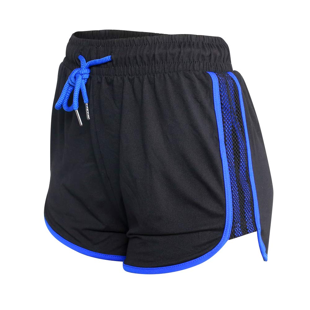 Women's High Waist Workout Running Shorts - Soft Stretch Athletic Shorts for Yoga, Gym & Outdoor Sports | Comfortable & Breathable Activewear