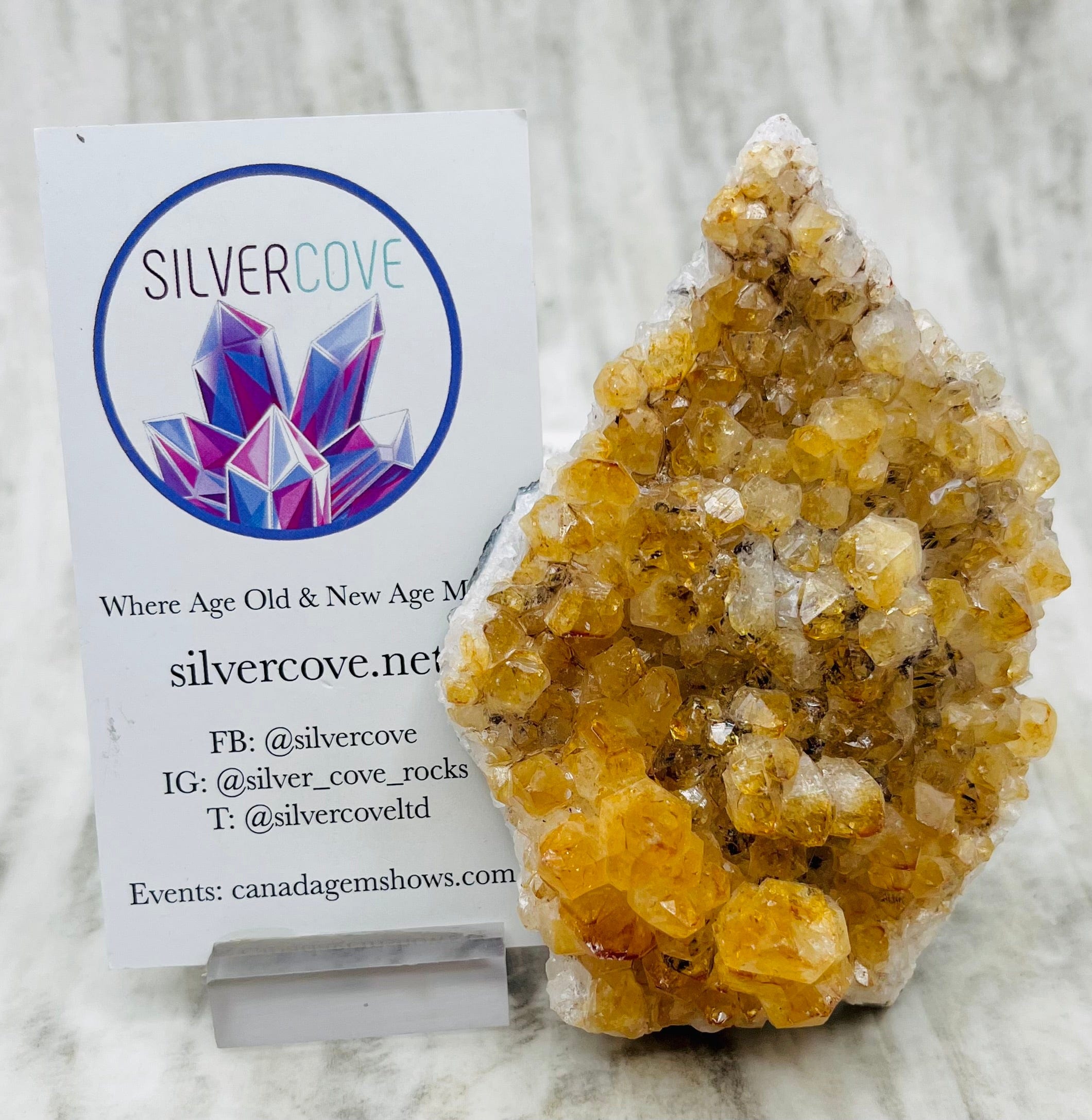 Natural Citrine Crystal Cluster - 59g Raw Citrine Stone for Healing, Meditation & Energy Work | Perfect for Home Decor, Reiki, and Spiritual Gifts