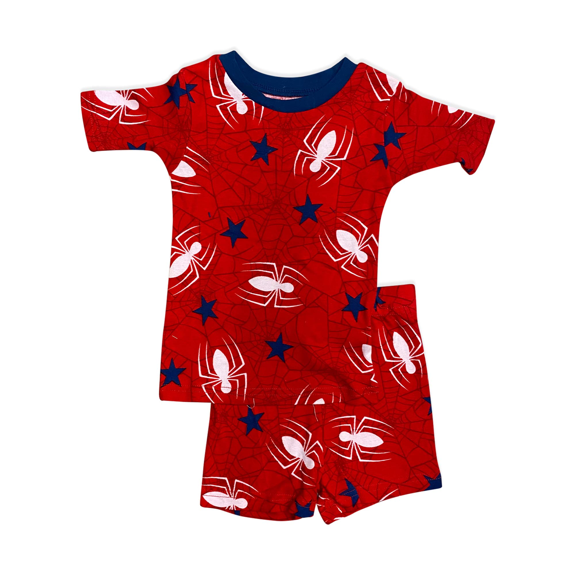 Marvel Spider-Man Boys 2-Piece Pajama Set - Soft Cotton Superhero Pajamas with Spidey Design for Kids | Perfect for Sleepovers, Birthday Gifts & Superhero Costume Play