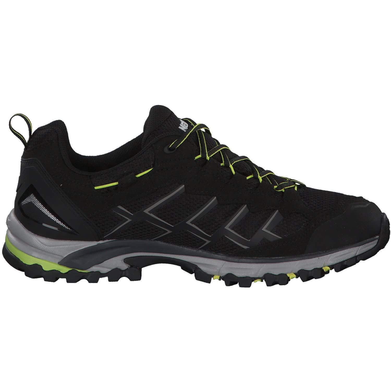Meindl Men's Caribe Hiking Boots - Lightweight & Durable for Outdoor Adventures, Lemon Black, Size 38.5 EU - Perfect for Trekking, Camping & Mountain Trails