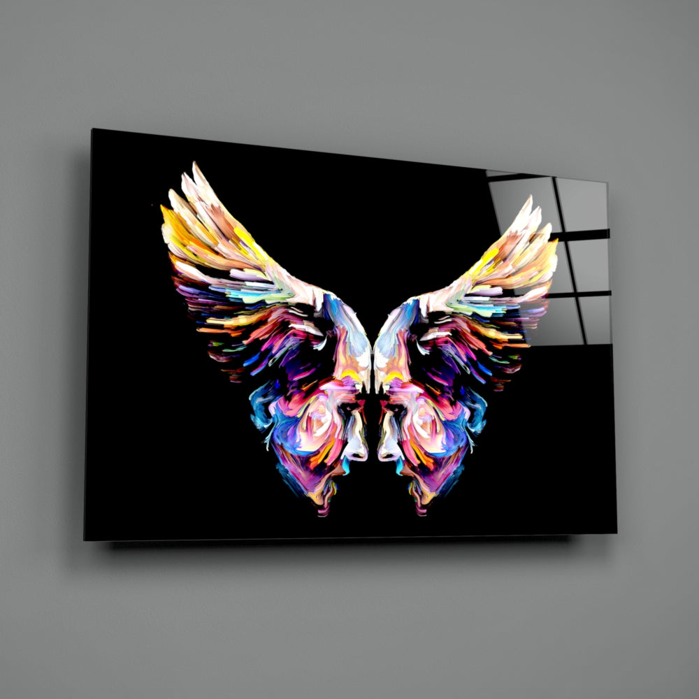 Abstract Wings - Elegant Wall Art Decor for Modern Living Room & Bedroom - Perfect for Home & Office Interior Design