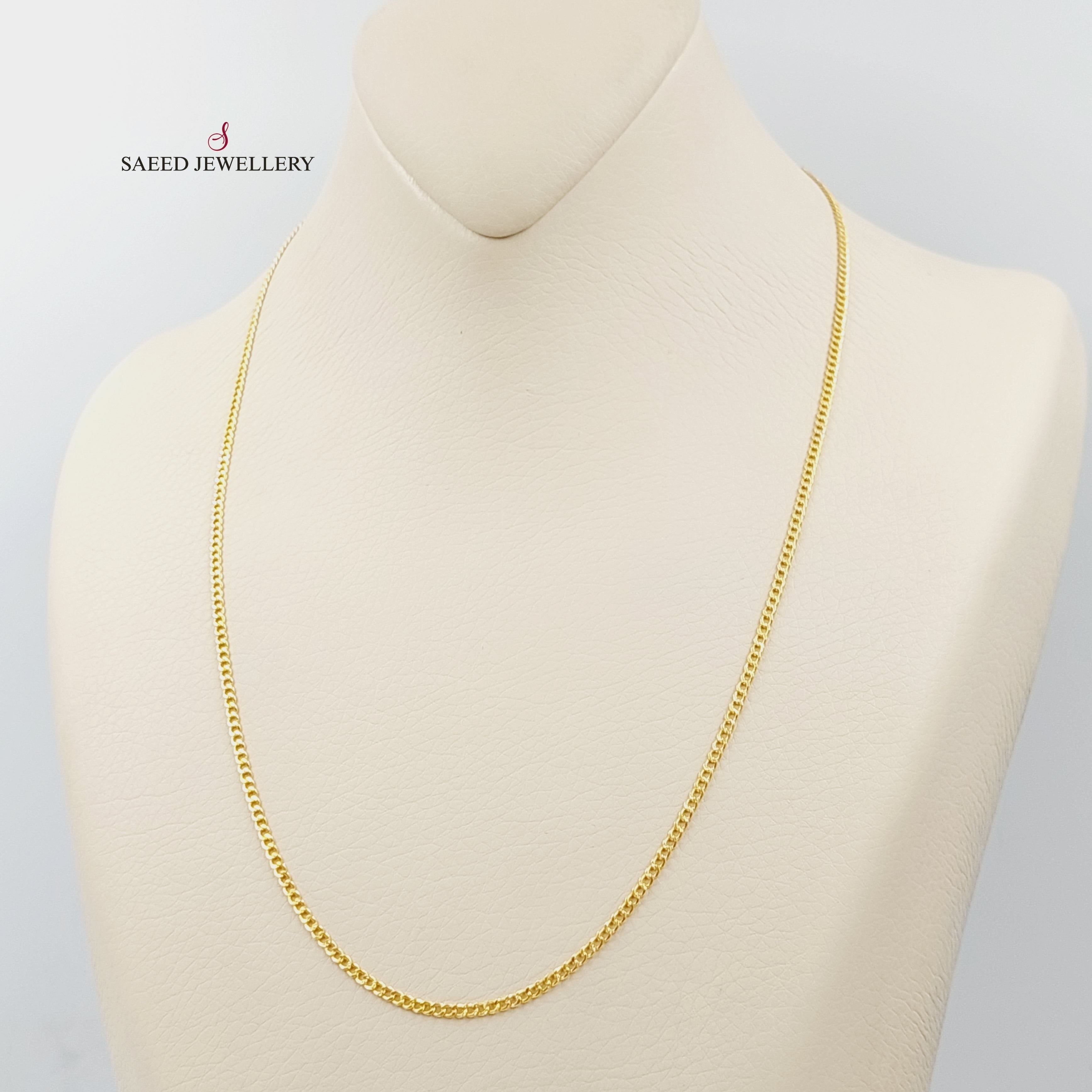 2.5mm Curb Chain Necklace for Women & Men - Dainty & Stylish Jewelry for Everyday Wear, Gifts, Layering & Special Occasions