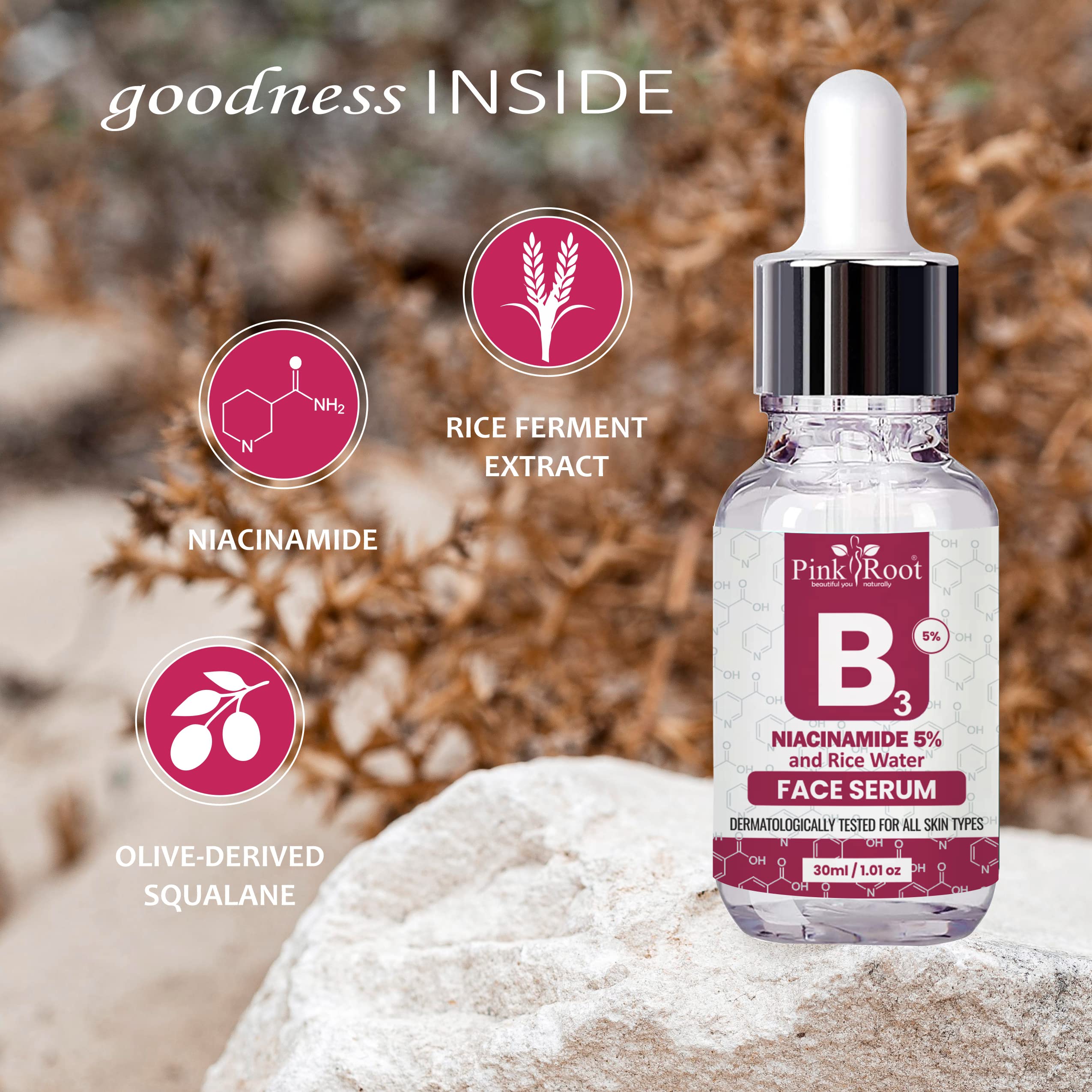 Niacinamide 5% + Zinc Serum for Face - Pore Minimizer, Acne Treatment & Skin Tone Corrector | Reduces Breakouts, Balances Oil & Restores Elasticity | Perfect for Oily, Acne-Prone & Sensitive Skin