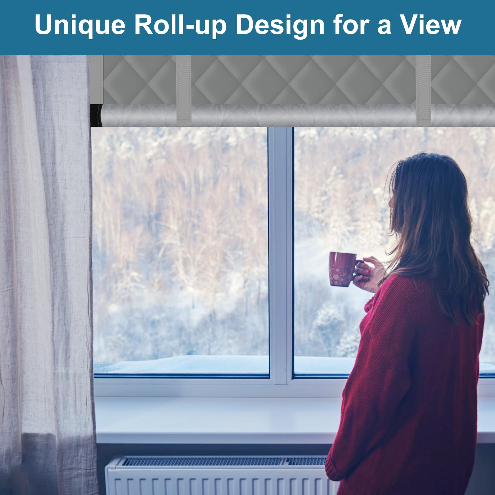 Thermal Window Insulation Kit 26x38 Inch - Winter Warmth for 24x36 Windows