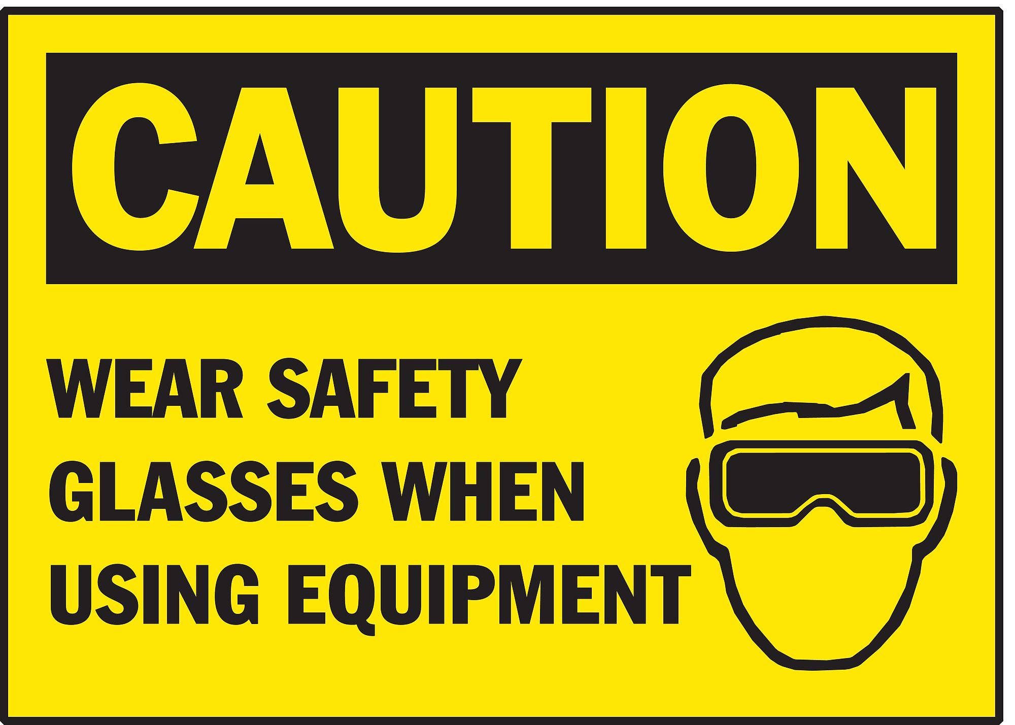 Brady 86187 Black and Yellow Equipment Label - Durable Industrial Safety Tags for Machinery, Tools, and Warehouse Organization