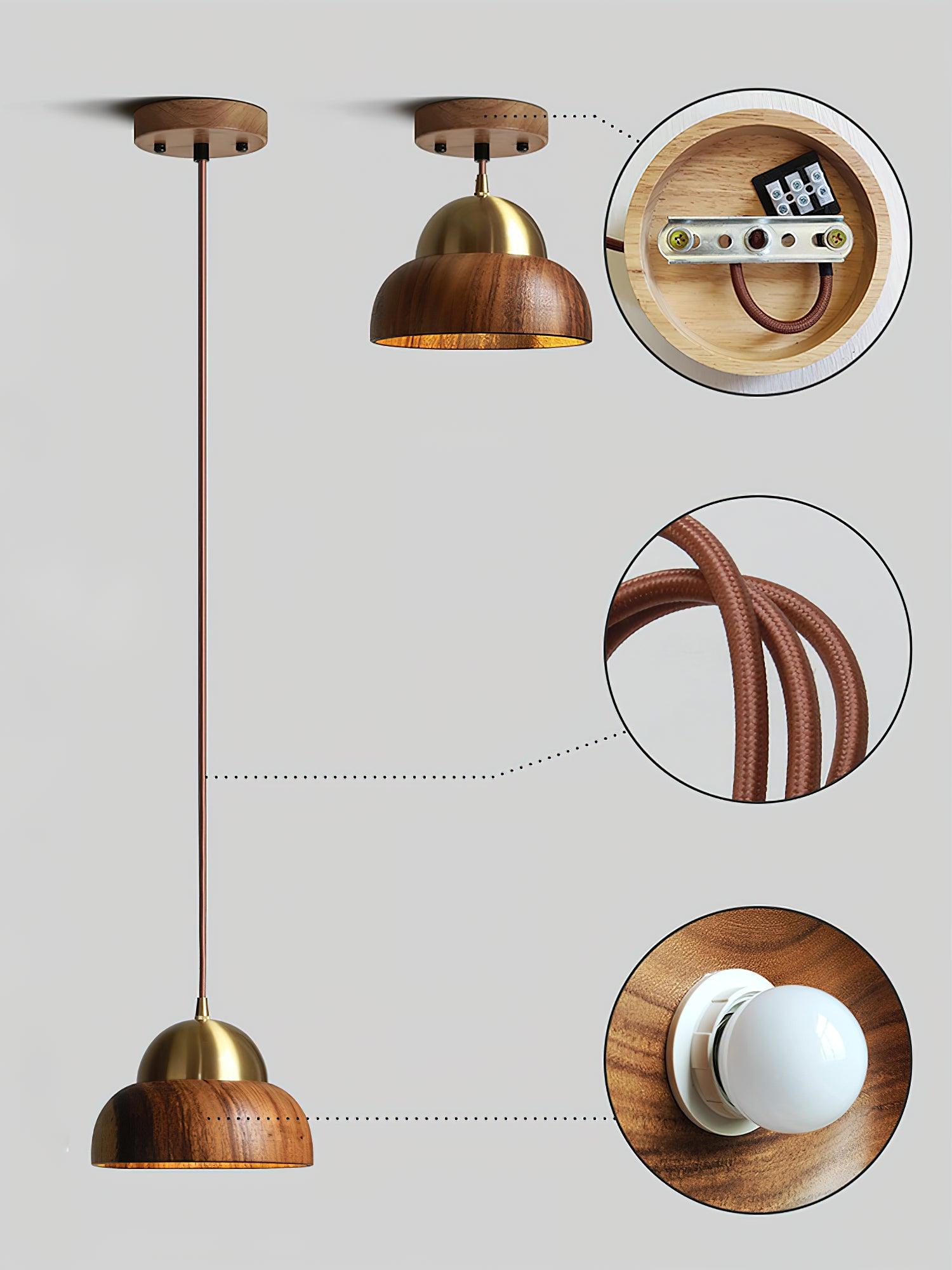 Modern Edmund Pendant Light - Adjustable Hanging Chandelier for Kitchen Island, Dining Room & Bedroom - Industrial Vintage Ceiling Lighting Fixture