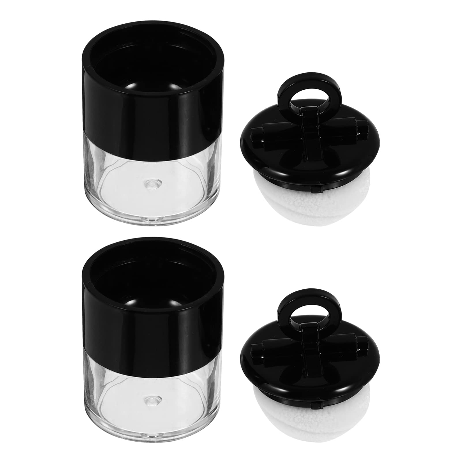 Travel Powder Container Empty Box - Refillable Loose Powder Dispenser with Puff for Makeup, Cosmetics & Toiletries | Perfect for Travel, Home & On-the-Go Touch Ups