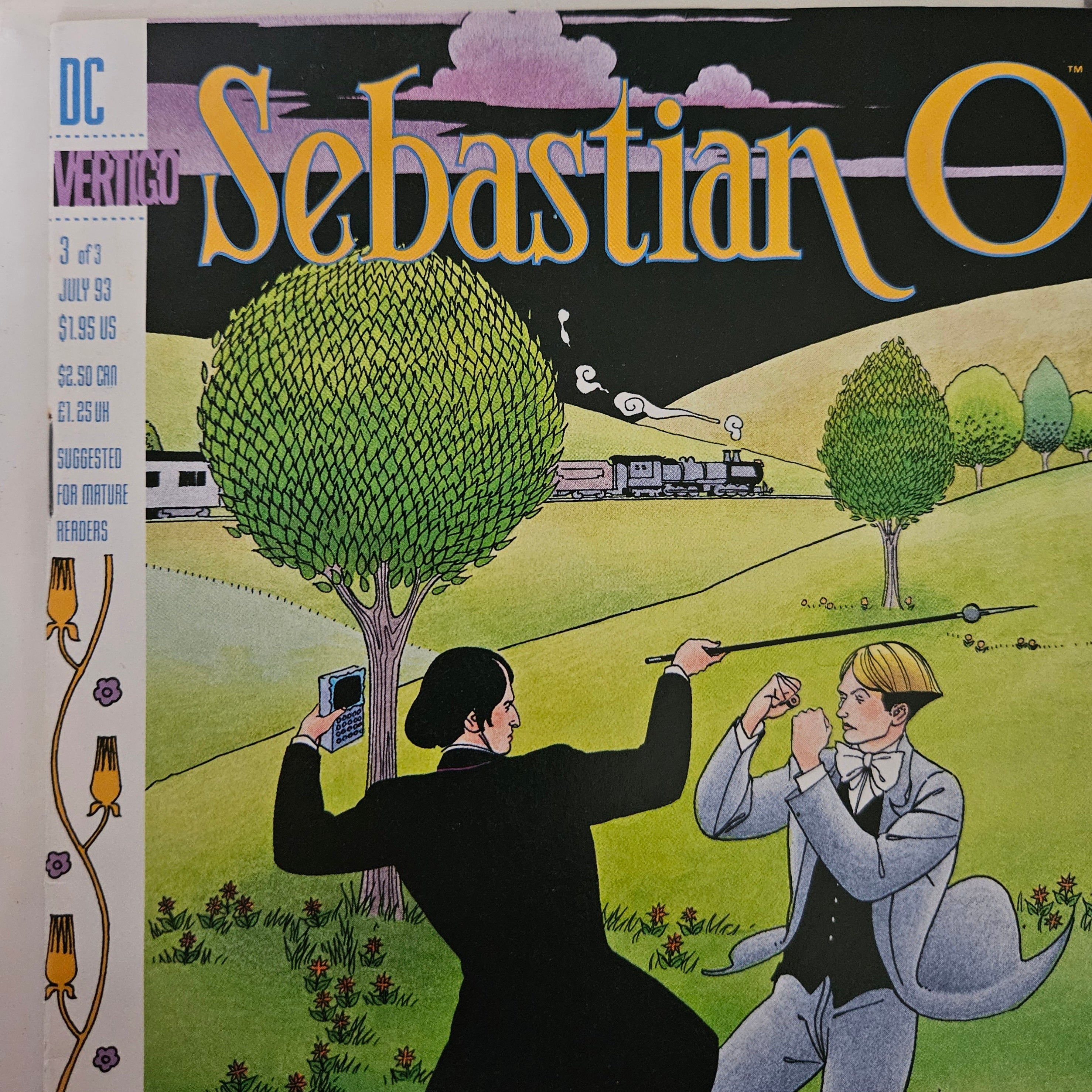 Sebastian O #3 of 3 | DC Vertigo Comic Book | 1993 Edition | Collectible Graphic Novel for DC Fans & Comic Book Enthusiasts