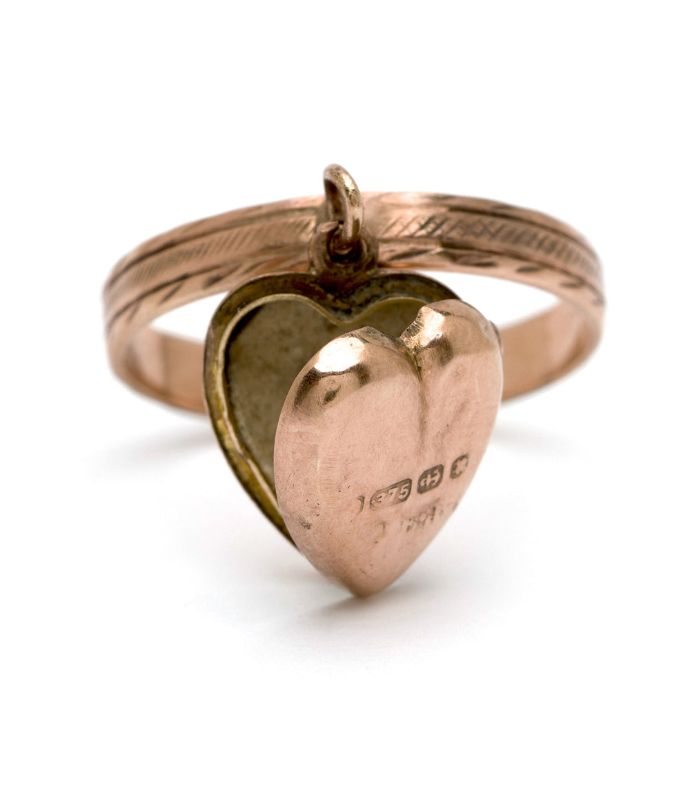 Elegant Dangling Heart Locket Necklace - Sterling Silver Pendant for Women | Perfect Gift for Valentine's Day, Anniversary & Romantic Occasions