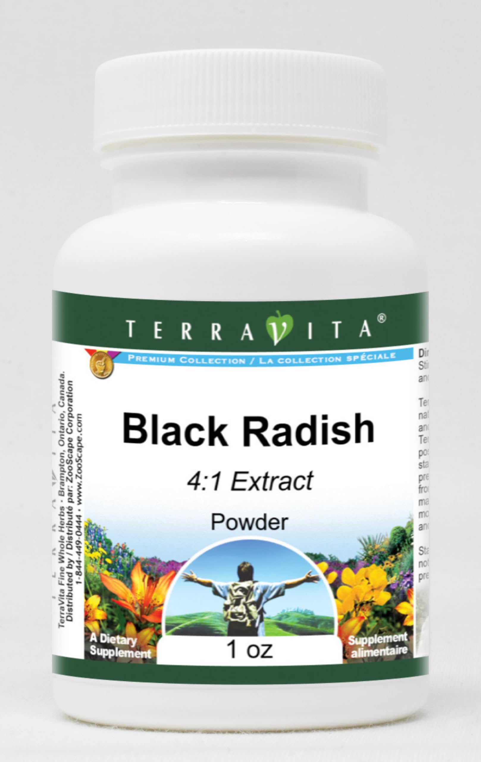 Organic Black Radish 4:1 Extract Powder - 1 oz (ZIN: 521251) - Supports Liver Detox & Digestive Health - Perfect for Smoothies, Teas & Wellness Supplements