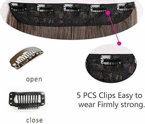 APOEM 24 Inch Natural Brown Curly/Wavy Hair Extensions & Wigs for Women - Perfect for Cosplay, Weddings, and Daily Styling