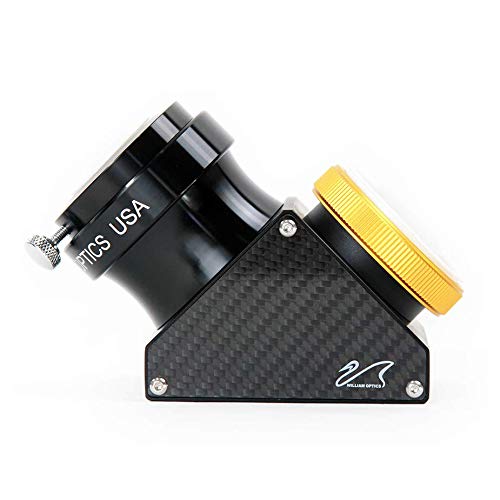 Premium William Optics 2-Inch 99% Dielectric Dura Bright Carbon Fiber Mirror Diagonal for SCT Telescopes - Perfect for Astronomy, Astrophotography & Stargazing Accessories