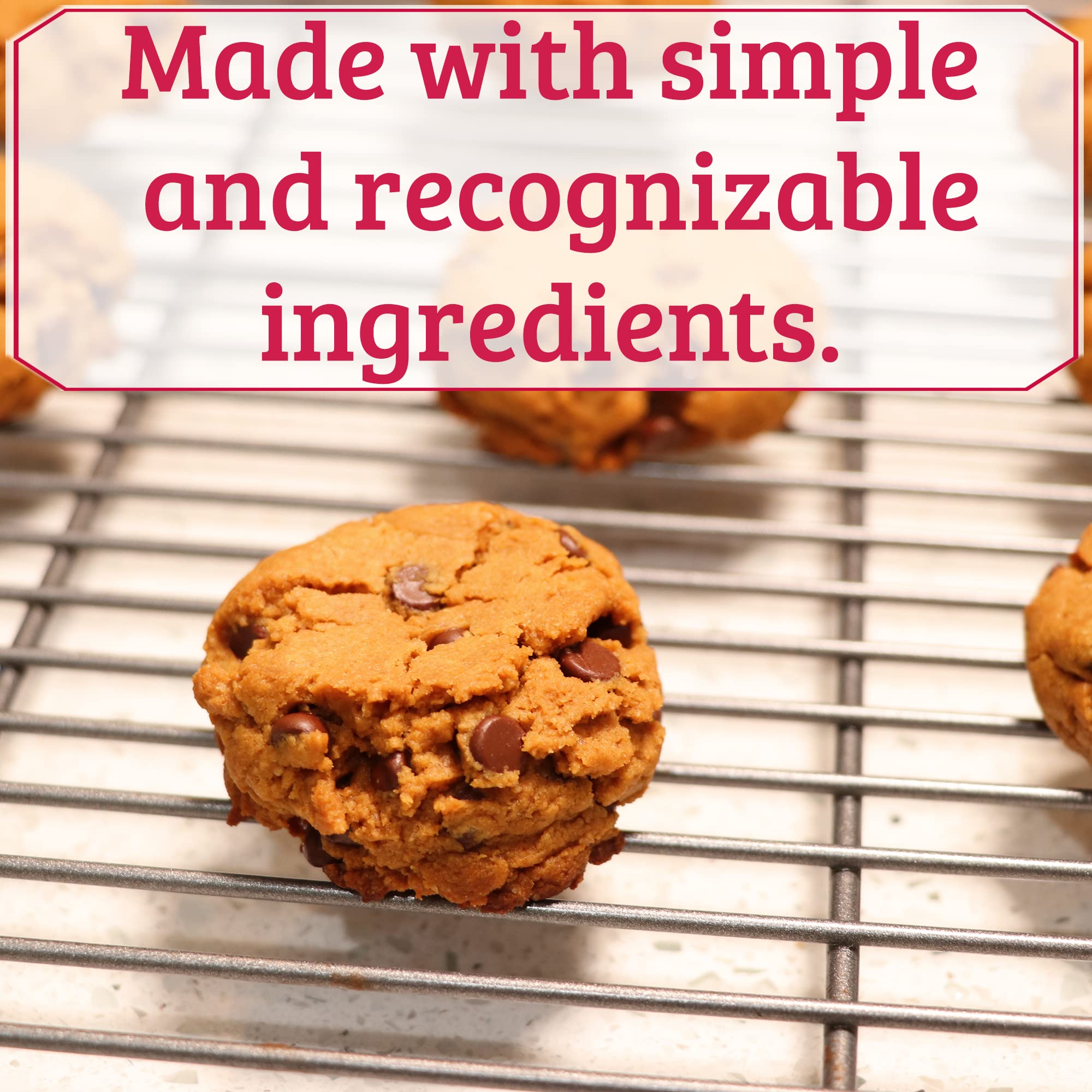 PB2 Pantry Chocolate Chip Cookie & Brownie Mix - Gluten Free, Non-GMO, Vegan, 4g Protein Per Cookie (2 Jars, 16 Oz Each) - Perfect for Healthy Baking, Snacks & Desserts