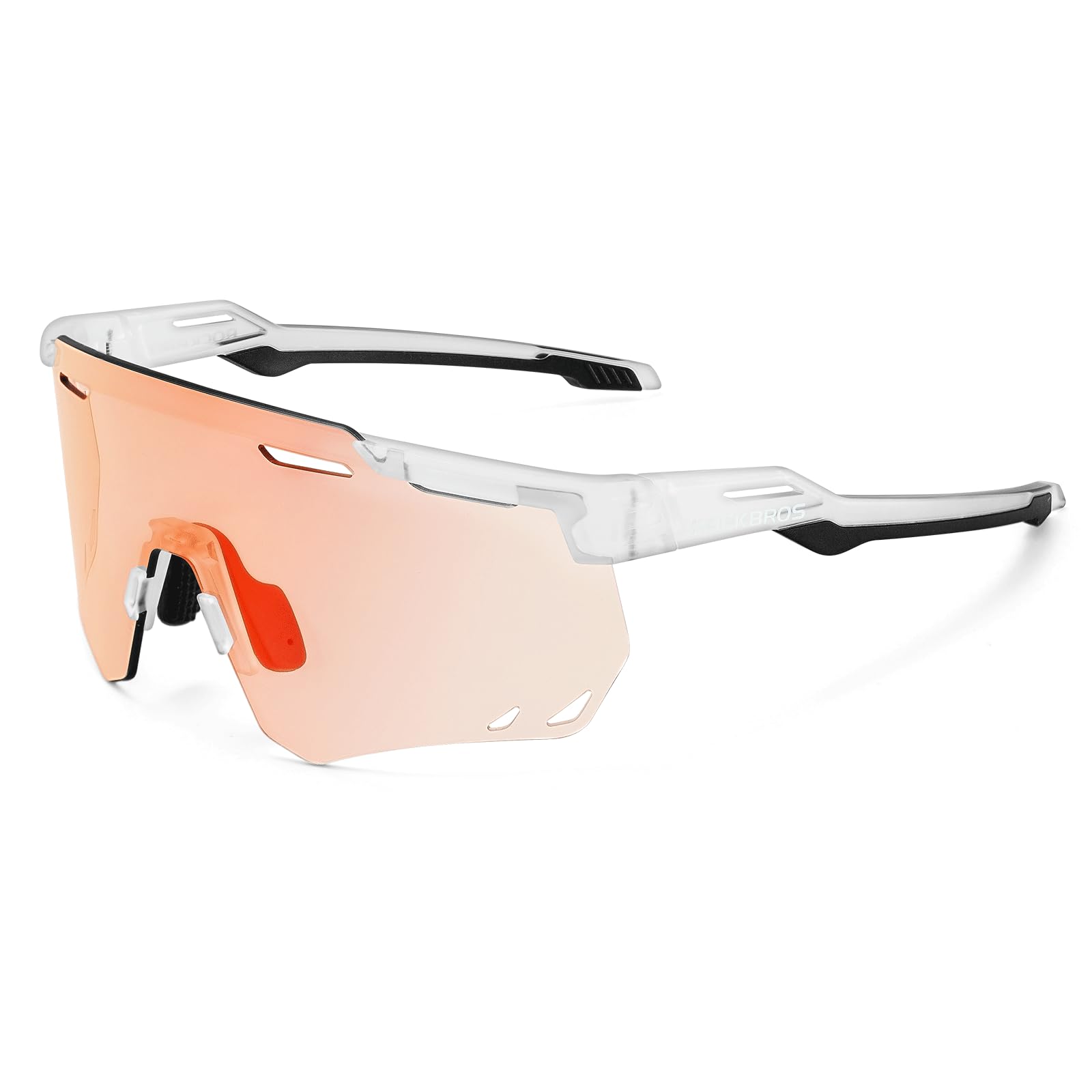 ROCKBROS Photochromic Cycling Glasses for Men & Women - UV Protection Sports Sunglasses for Biking, Running, Hiking & Outdoor Activities