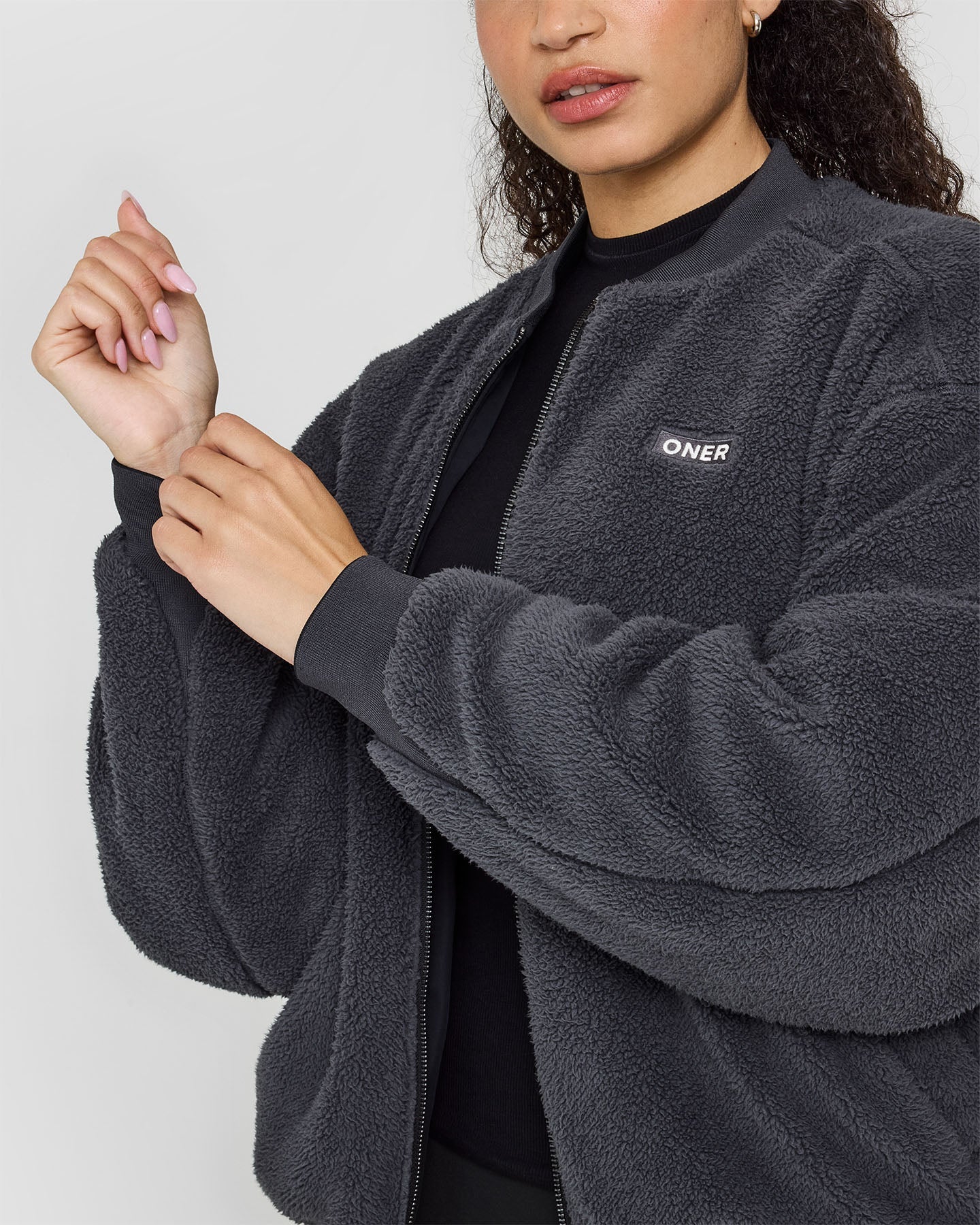 Reversible Bomber Jacket for Men & Women - Lightweight Waterproof Windbreaker with Zip Pockets | Black & Grey | Perfect for Outdoor Activities, Travel & Casual Wear