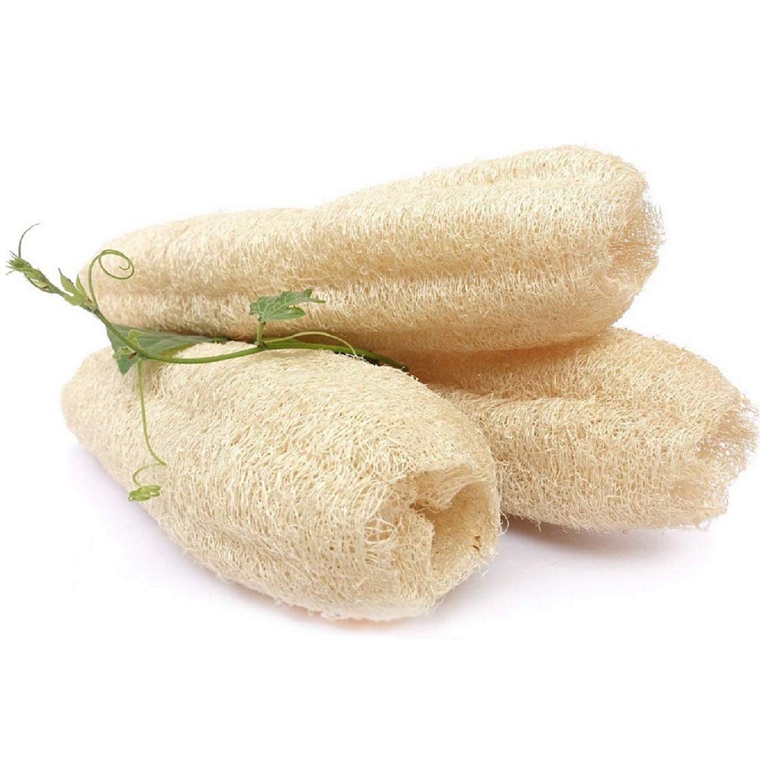 5-Pack Organic Loofah Sponge Body Scrubbers - Exfoliating Bath Sponge for Dead Skin Removal, Blood Circulation & Anti-Wrinkle Care (10-12cm) - Perfect for Shower, Spa & Skincare Routine