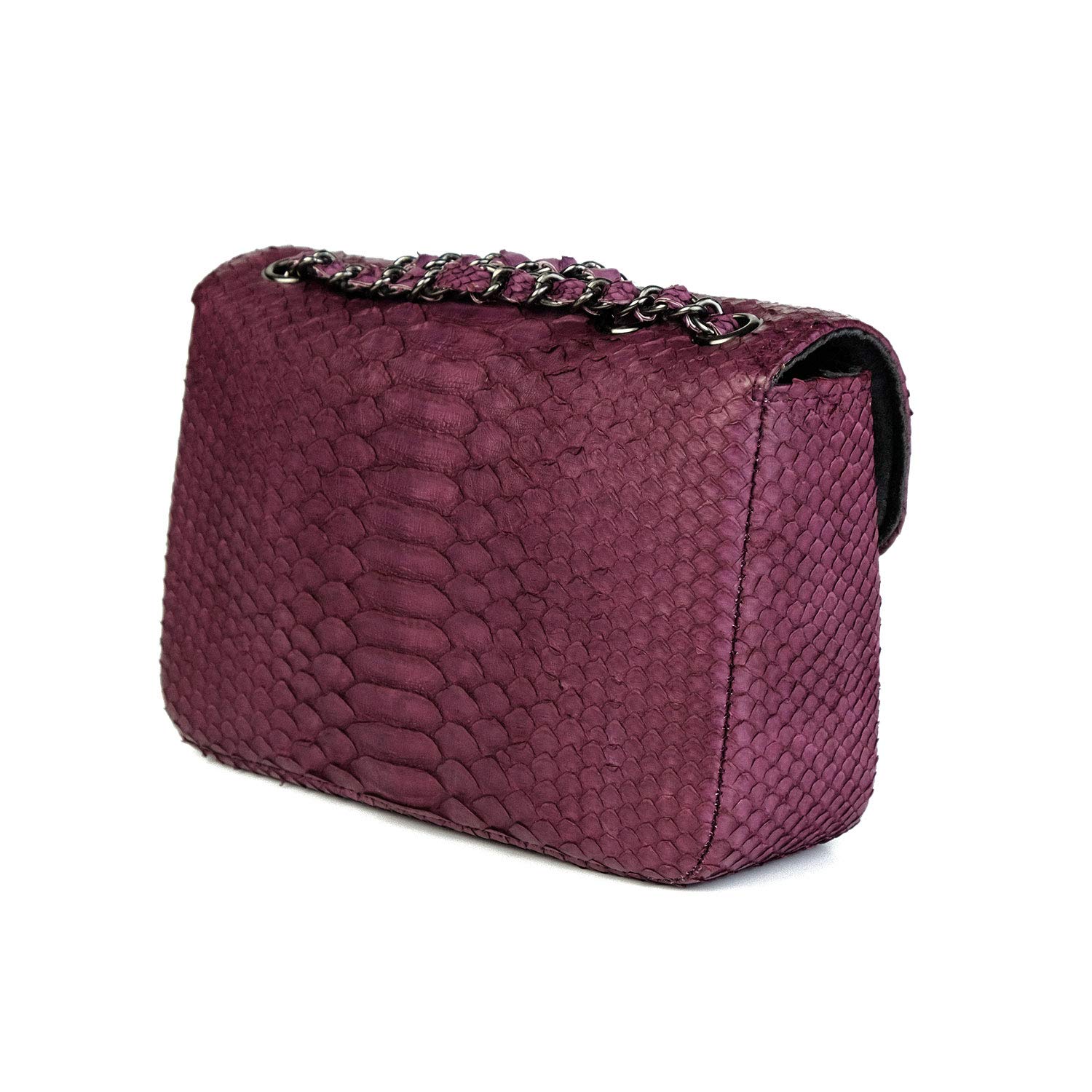 Python Leather Small Crossbody Bag for Women | Genuine Snakeskin Purse | Mini Leather Sling Shoulder Bag | Fashionable & Durable | Perfect for Daily Use, Travel & Evening Out
