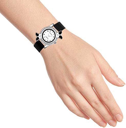 Elegant Butterfly Diamond Analog Watch for Women & Girls with Free Digital Band - SR-043 AT-431 (2-Pack) | Perfect for Daily Wear, Special Occasions & Fashion Accessories